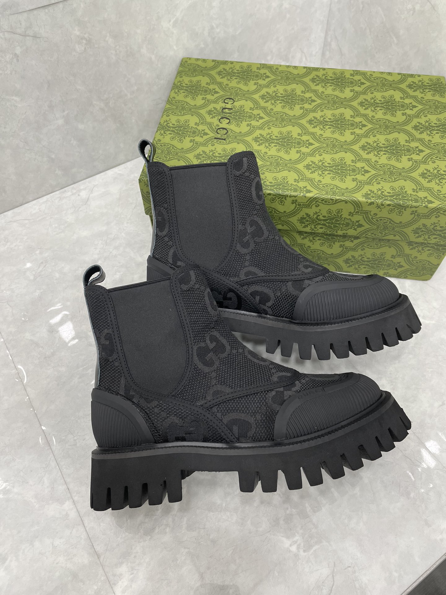 Cheap New Arrivals Gucci Boots Size 35-47 in 221923, $135 USD- [IB221923] - Replica Gucci Sneakers For Men