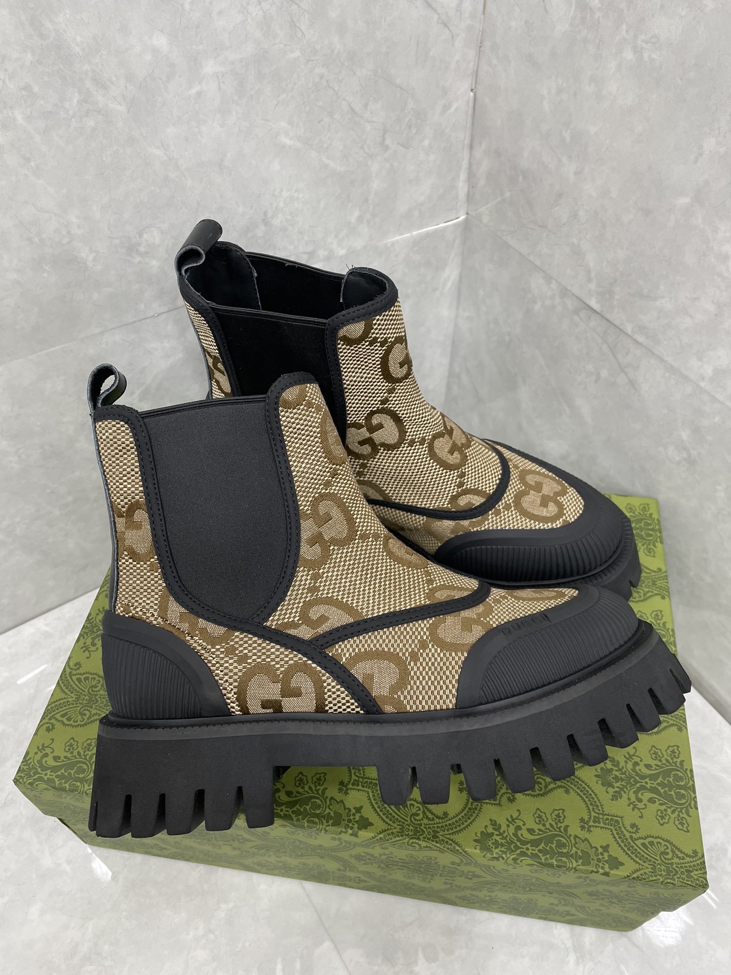 Cheap New Arrivals Gucci Boots Size 35-47 in 221924, $135 USD- [IB221924] - Replica Gucci Sneakers For Men