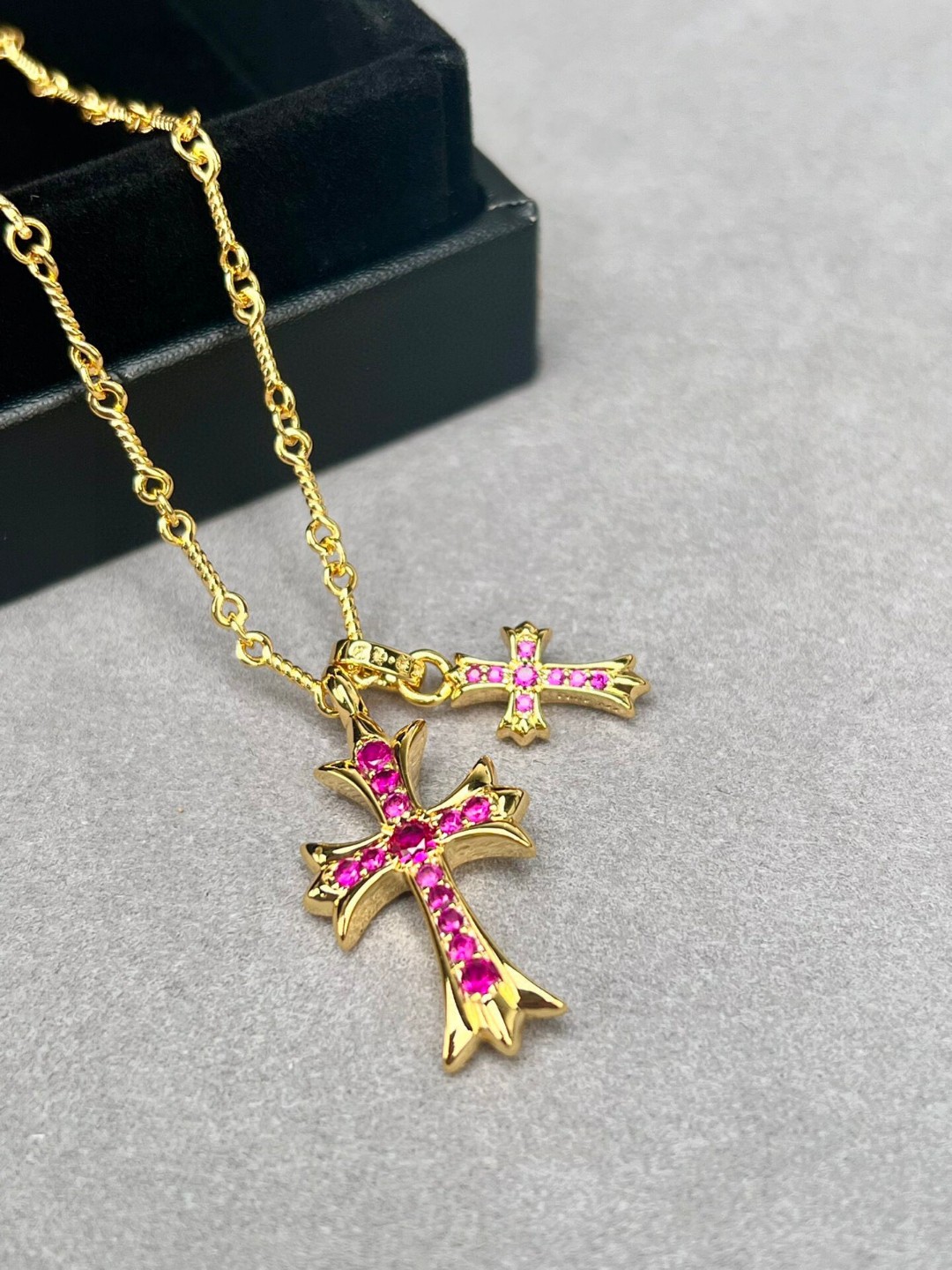 Cheap Chrome hearts Necklaces in 221931, $40 USD- [IB221931] - Replica Chrome hearts Necklaces