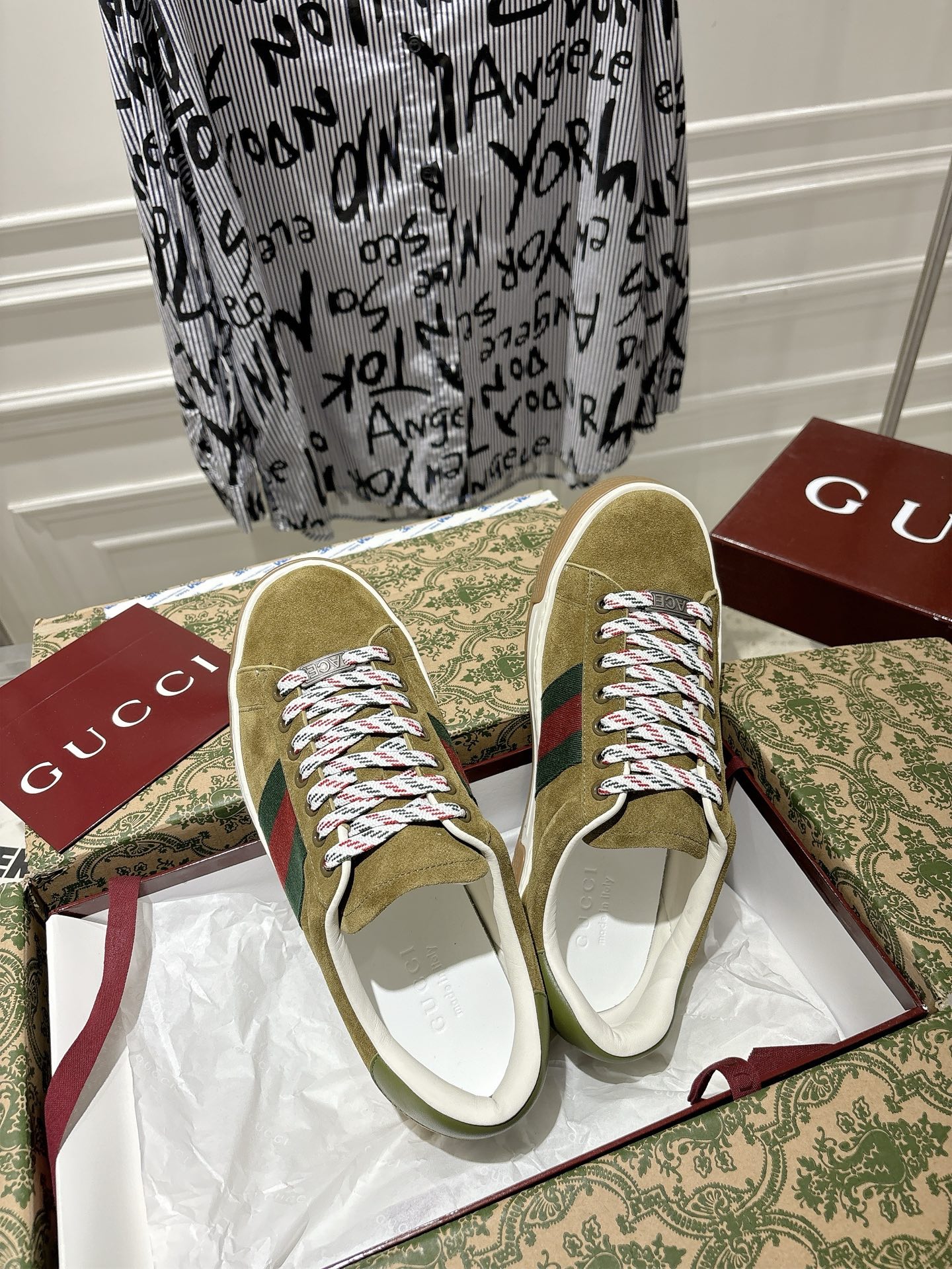 Cheap New Arrivals Gucci High quality Sneakers For Men in 221945, $105 USD- [IB221945] - Replica Gucci Sneakers For Men
