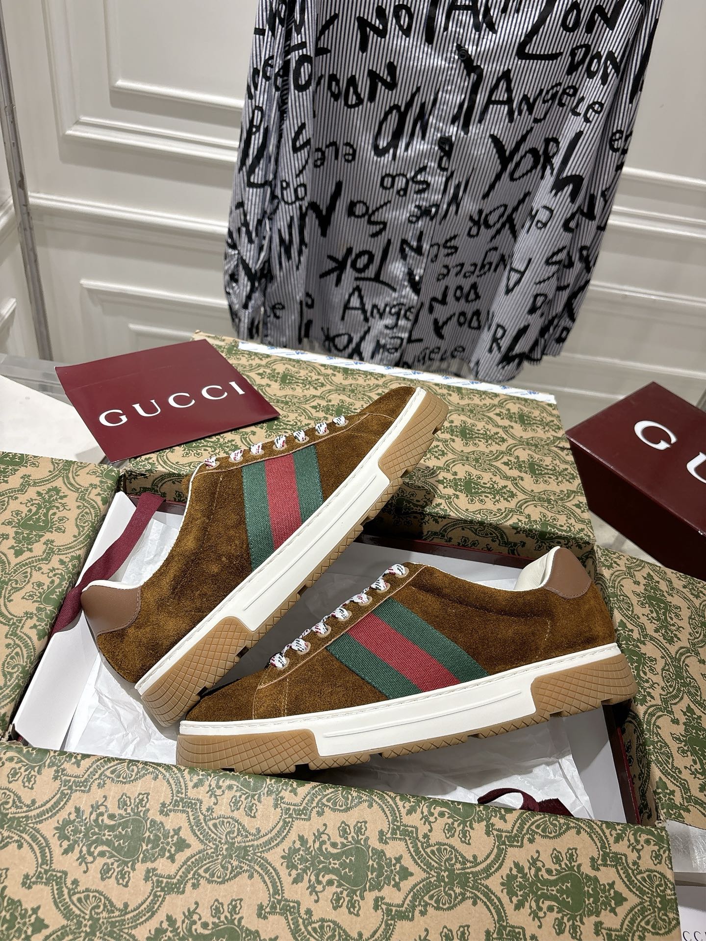 Cheap New Arrivals Gucci High quality Sneakers For Men in 221946, $105 USD- [IB221946] - Replica Gucci Sneakers For Men
