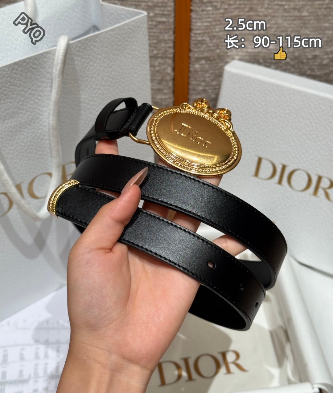 Cheap Dior AAA quality Belts in 222123, $55 USD- [IB222123] - Replica Dior AAA quality Belts