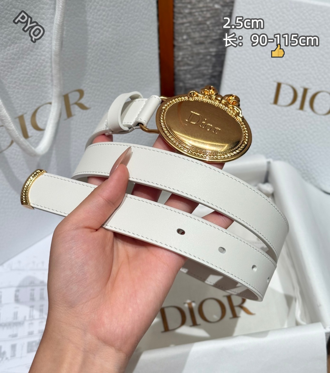 Cheap Dior AAA quality Belts in 222125, $55 USD- [IB222125] - Replica Dior AAA quality Belts