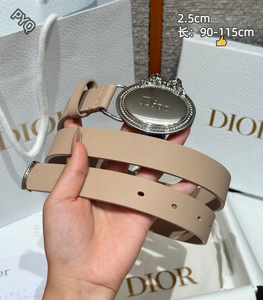 Cheap Dior AAA quality Belts in 222126, $55 USD- [IB222126] - Replica Dior AAA quality Belts