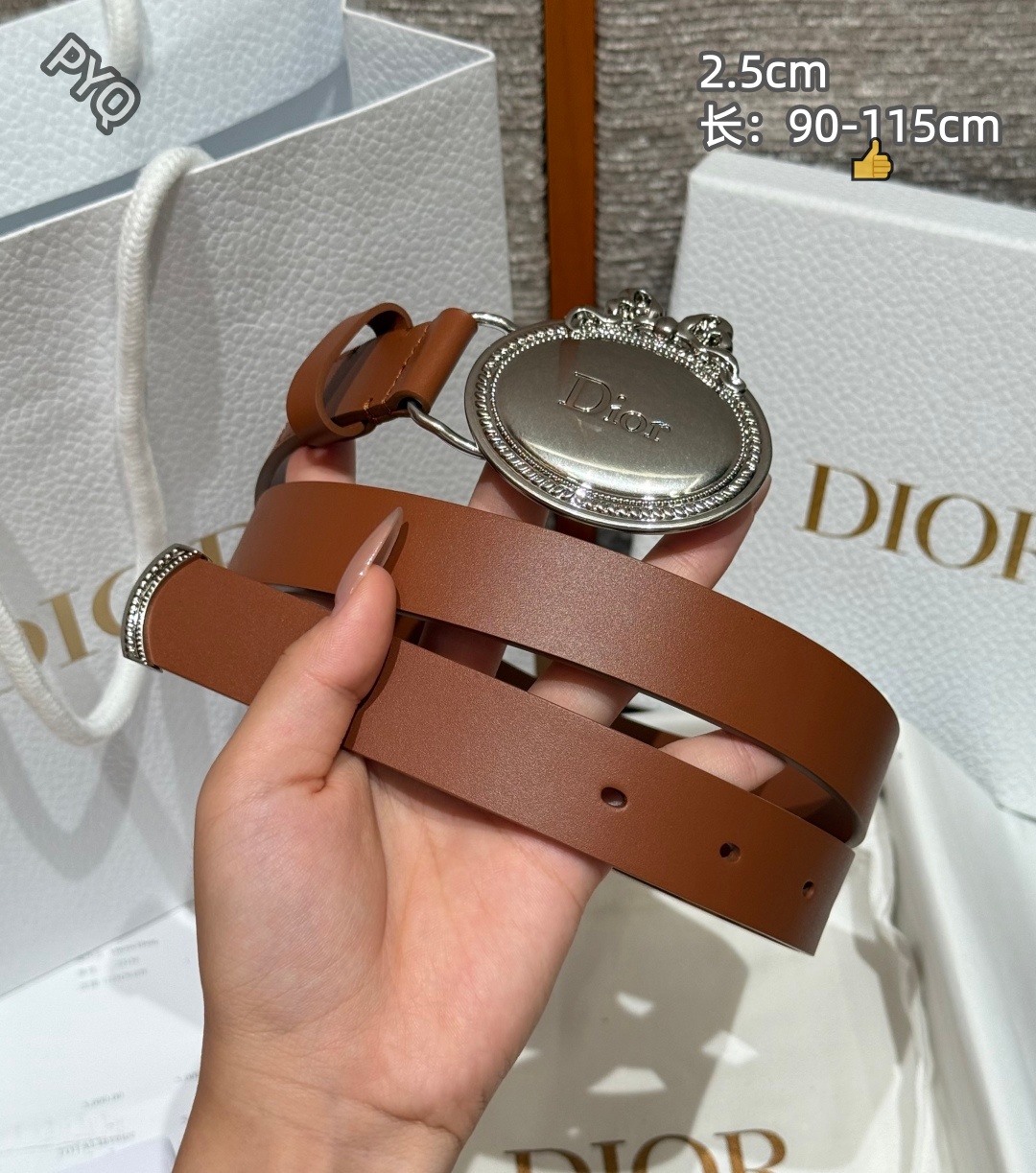 Cheap Dior AAA quality Belts in 222128, $55 USD- [IB222128] - Replica Dior AAA quality Belts