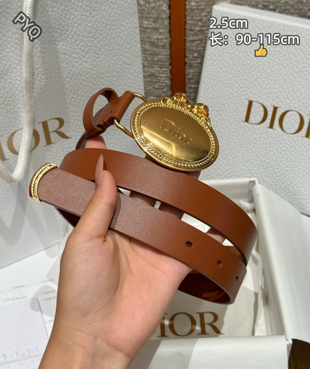 Cheap Dior AAA quality Belts in 222129, $55 USD- [IB222129] - Replica Dior AAA quality Belts