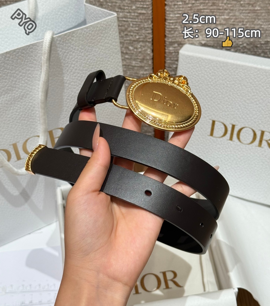 Cheap Dior AAA quality Belts in 222131, $55 USD- [IB222131] - Replica Dior AAA quality Belts