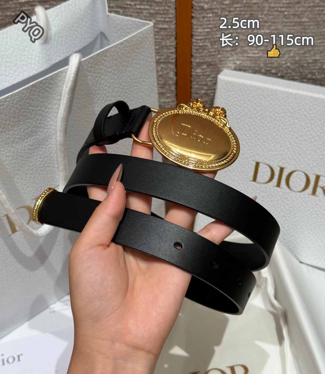 Cheap Dior AAA quality Belts in 222133, $55 USD- [IB222133] - Replica Dior AAA quality Belts