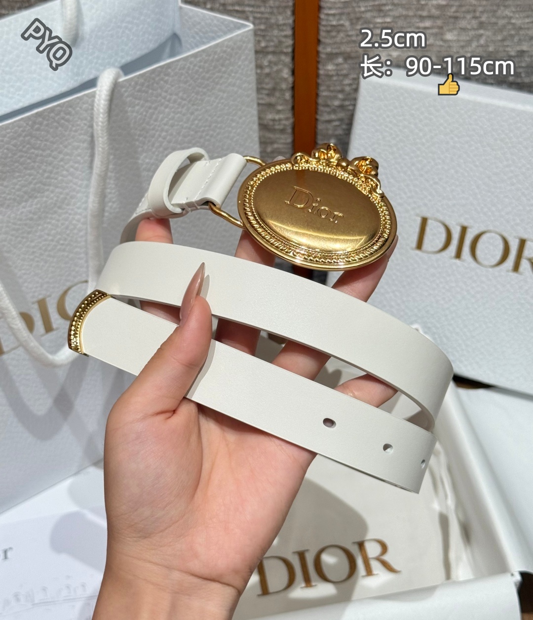 Cheap Dior AAA quality Belts in 222135, $55 USD- [IB222135] - Replica Dior AAA quality Belts
