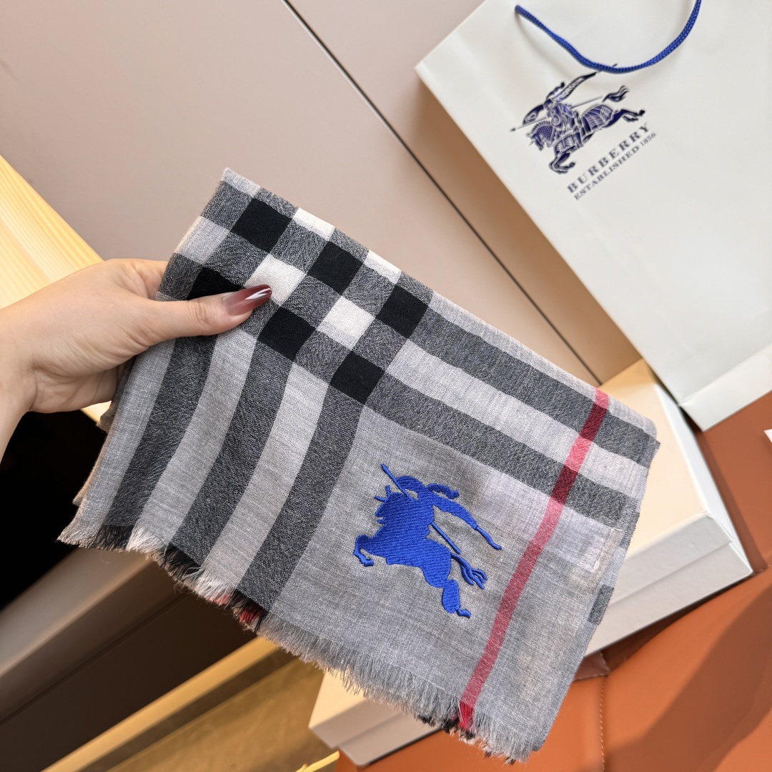 Cheap Burberry Cashmere Scarf in 222150, $55 USD- [IB222150] - Replica Burberry Cashmere Scarf