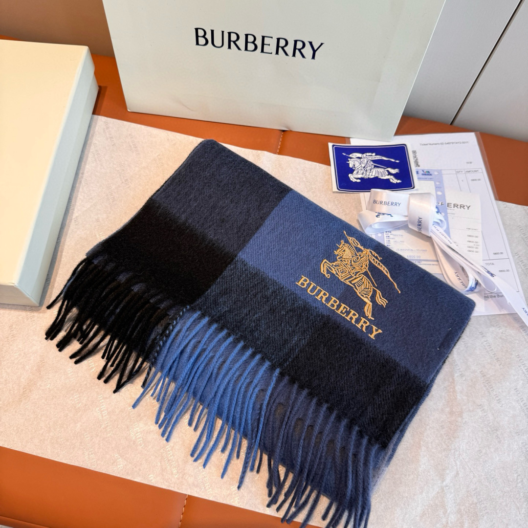Cheap Burberry Cashmere Scarf in 222154, $55 USD- [IB222154] - Replica Burberry Cashmere Scarf