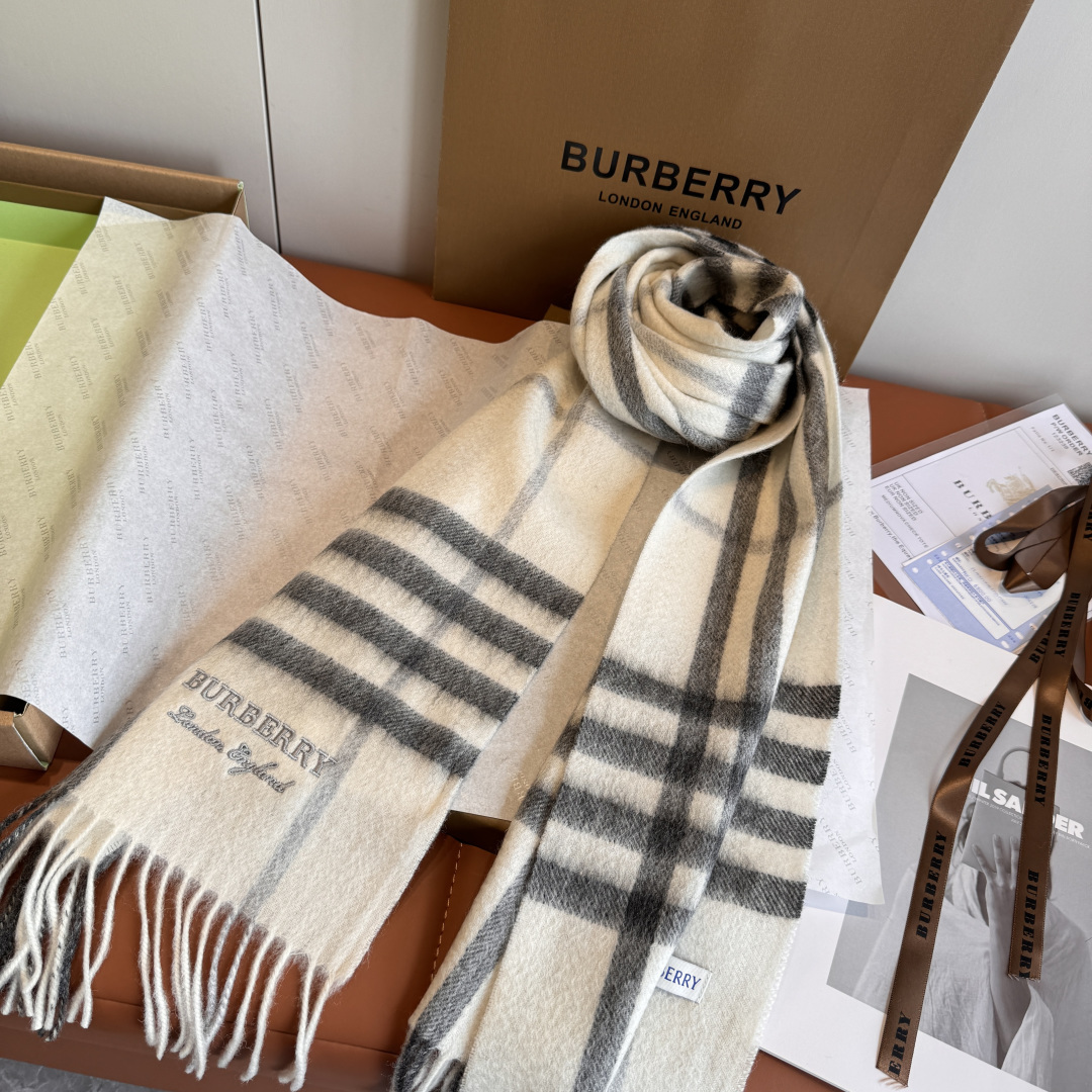 Cheap Burberry Cashmere Scarf in 222156, $55 USD- [IB222156] - Replica Burberry Cashmere Scarf