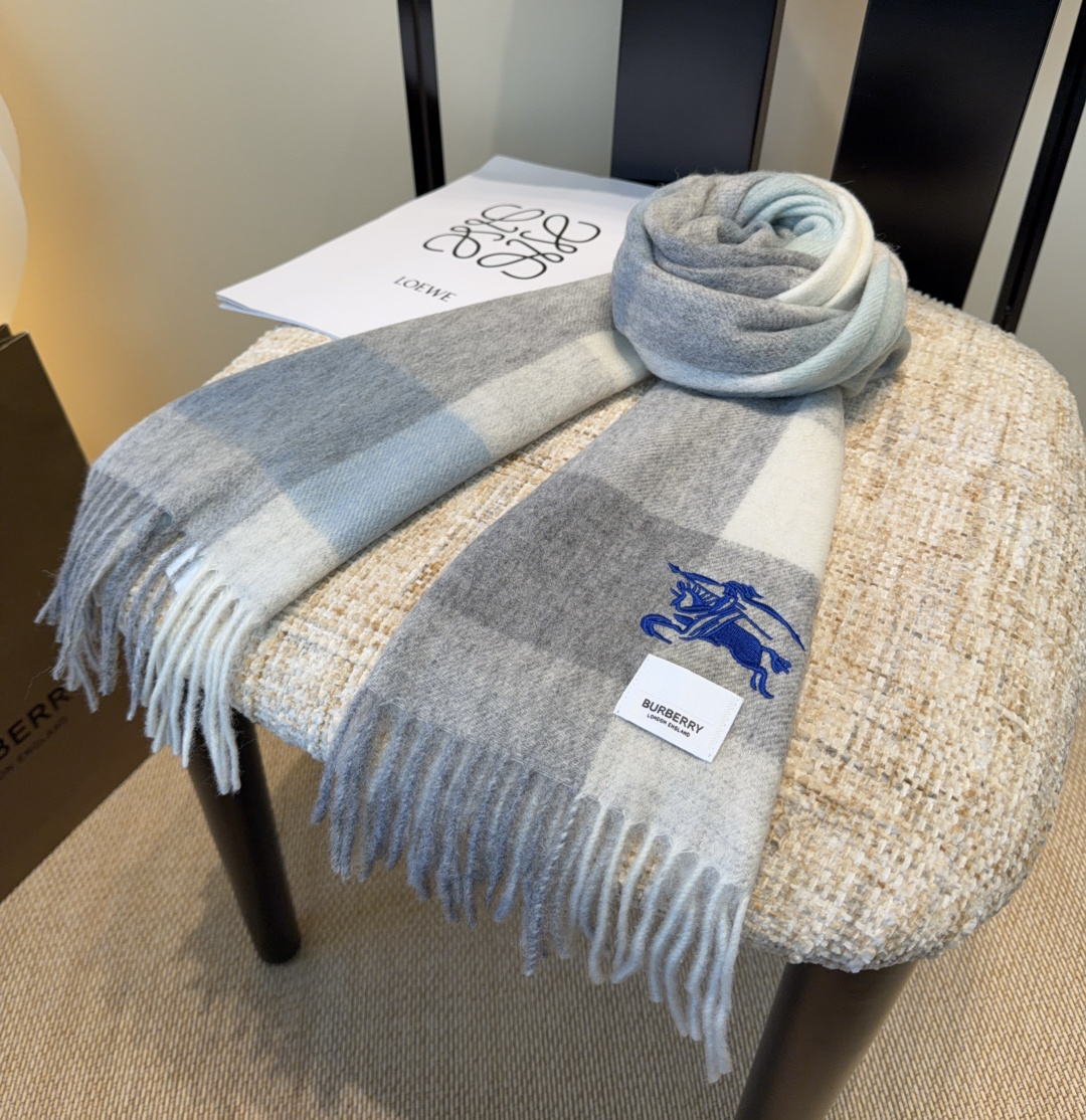 Cheap Burberry Cashmere Scarf in 222162, $55 USD- [IB222162] - Replica Burberry Cashmere Scarf
