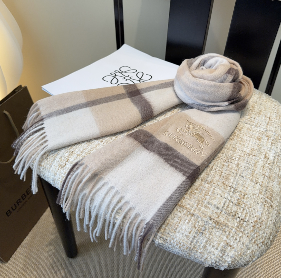 Cheap Burberry Cashmere Scarf in 222164, $55 USD- [IB222164] - Replica Burberry Cashmere Scarf