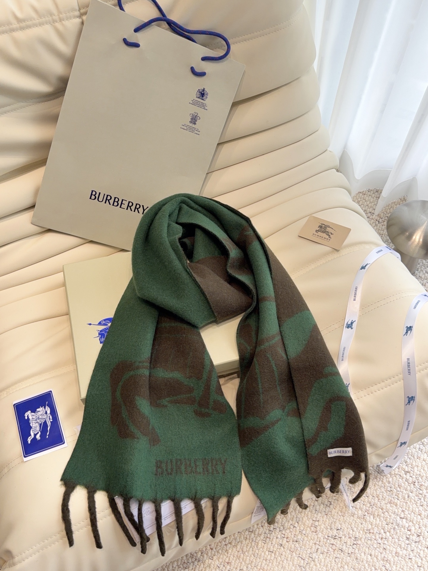 Cheap Burberry Cashmere Scarf in 222170, $55 USD- [IB222170] - Replica Burberry Cashmere Scarf