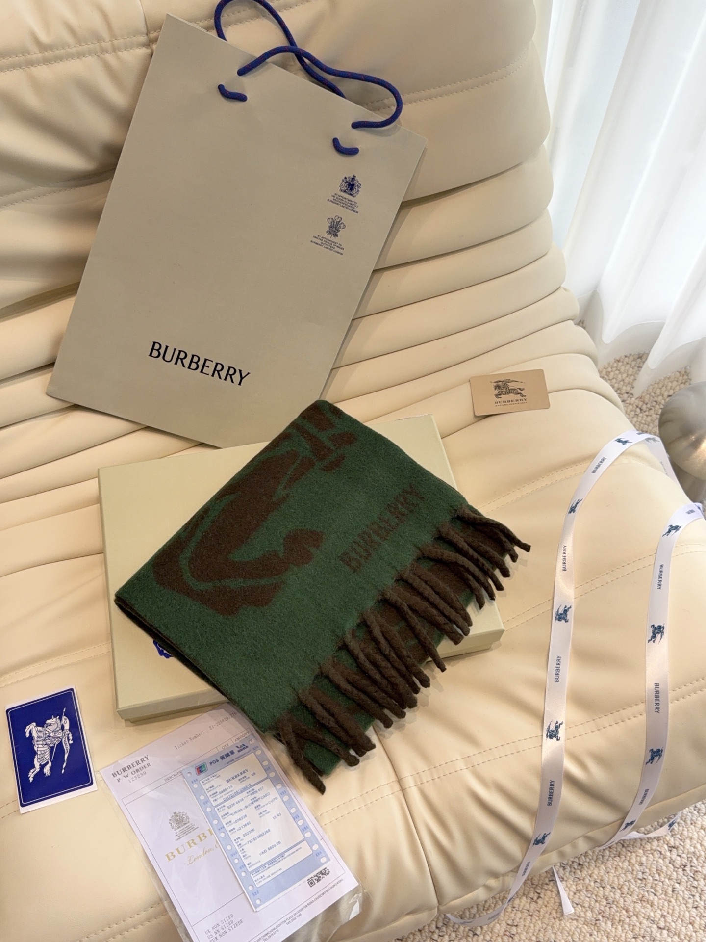 Cheap Burberry Cashmere Scarf in 222170, $55 USD- [IB222170] - Replica Burberry Cashmere Scarf