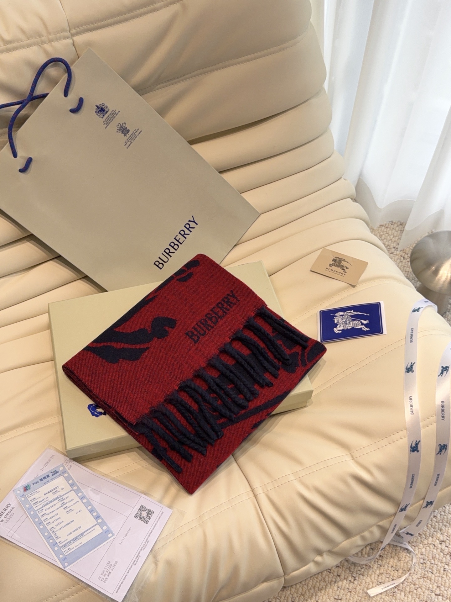 Cheap Burberry Cashmere Scarf in 222171, $55 USD- [IB222171] - Replica Burberry Cashmere Scarf