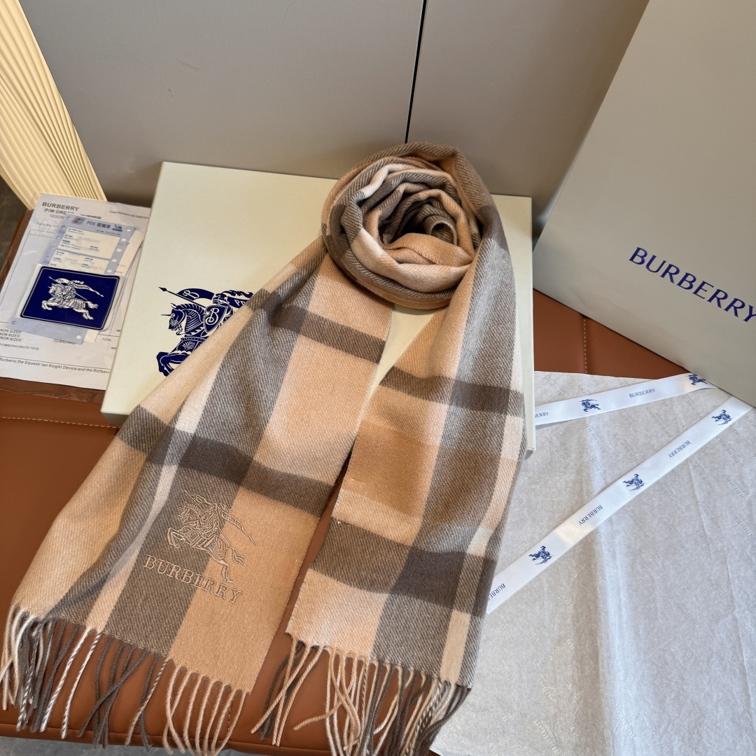 Cheap Burberry Cashmere Scarf in 222185, $55 USD- [IB222185] - Replica Burberry Cashmere Scarf