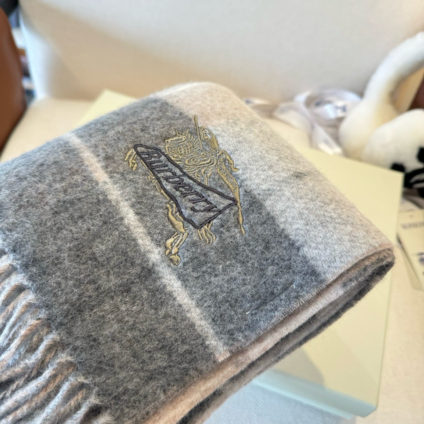Cheap Burberry Cashmere Scarf in 222197, $55 USD- [IB222197] - Replica Burberry Cashmere Scarf