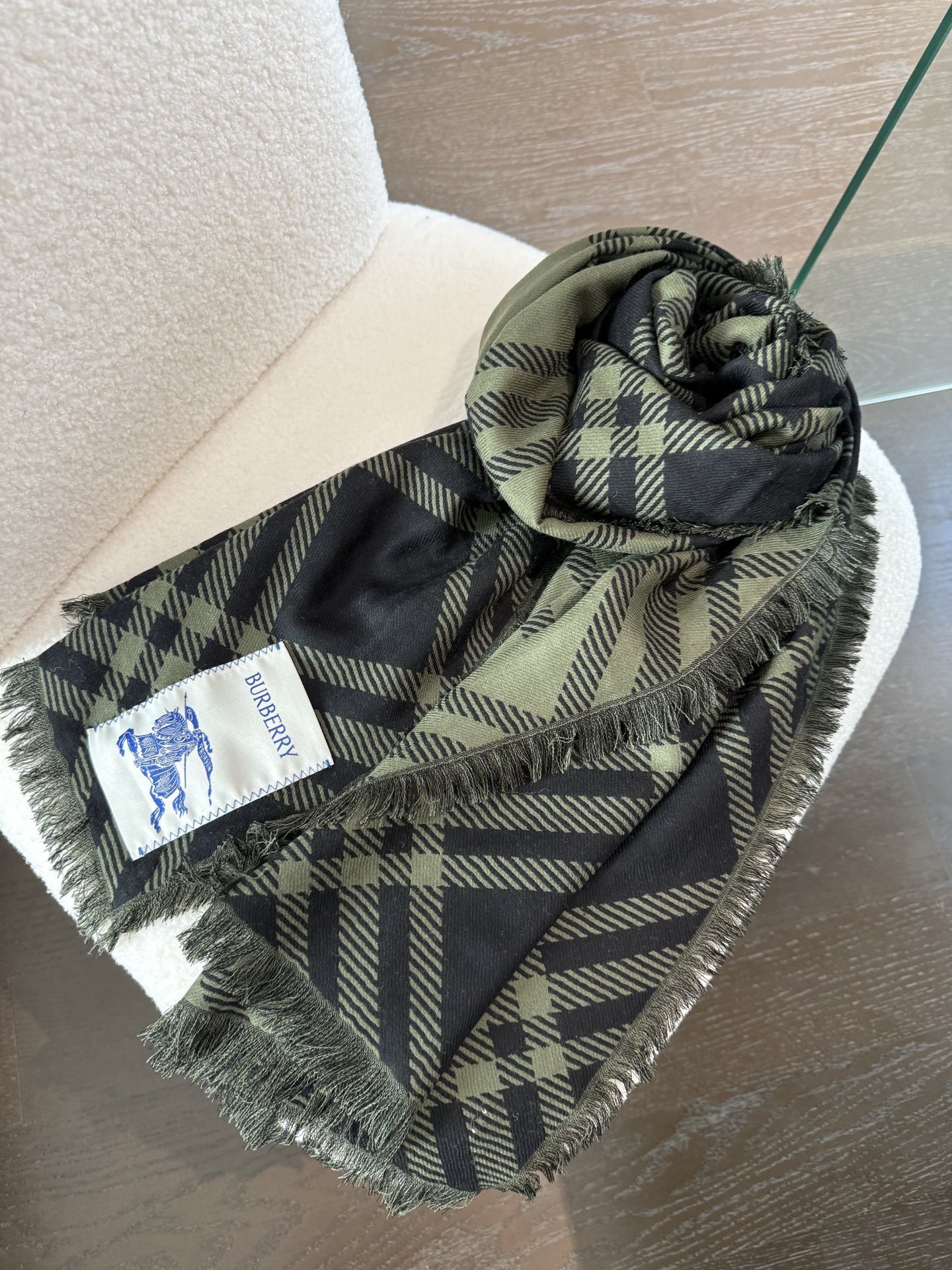 Cheap Burberry Cashmere Scarf in 222202, $55 USD- [IB222202] - Replica Burberry Cashmere Scarf