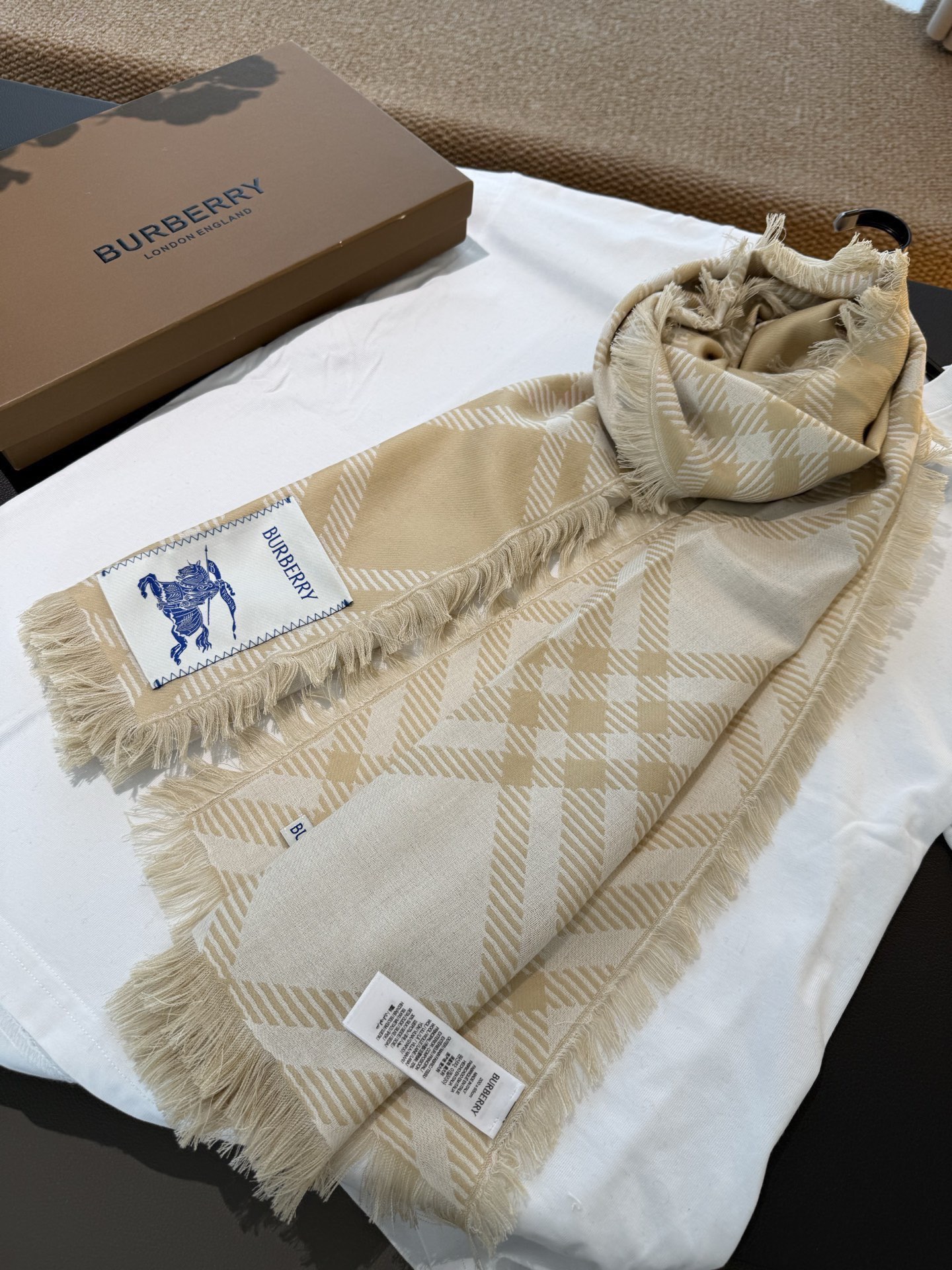 Cheap Burberry Cashmere Scarf in 222203, $55 USD- [IB222203] - Replica Burberry Cashmere Scarf