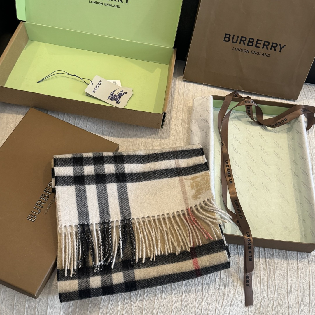 Cheap Burberry Cashmere Scarf in 222208, $55 USD- [IB222208] - Replica Burberry Cashmere Scarf