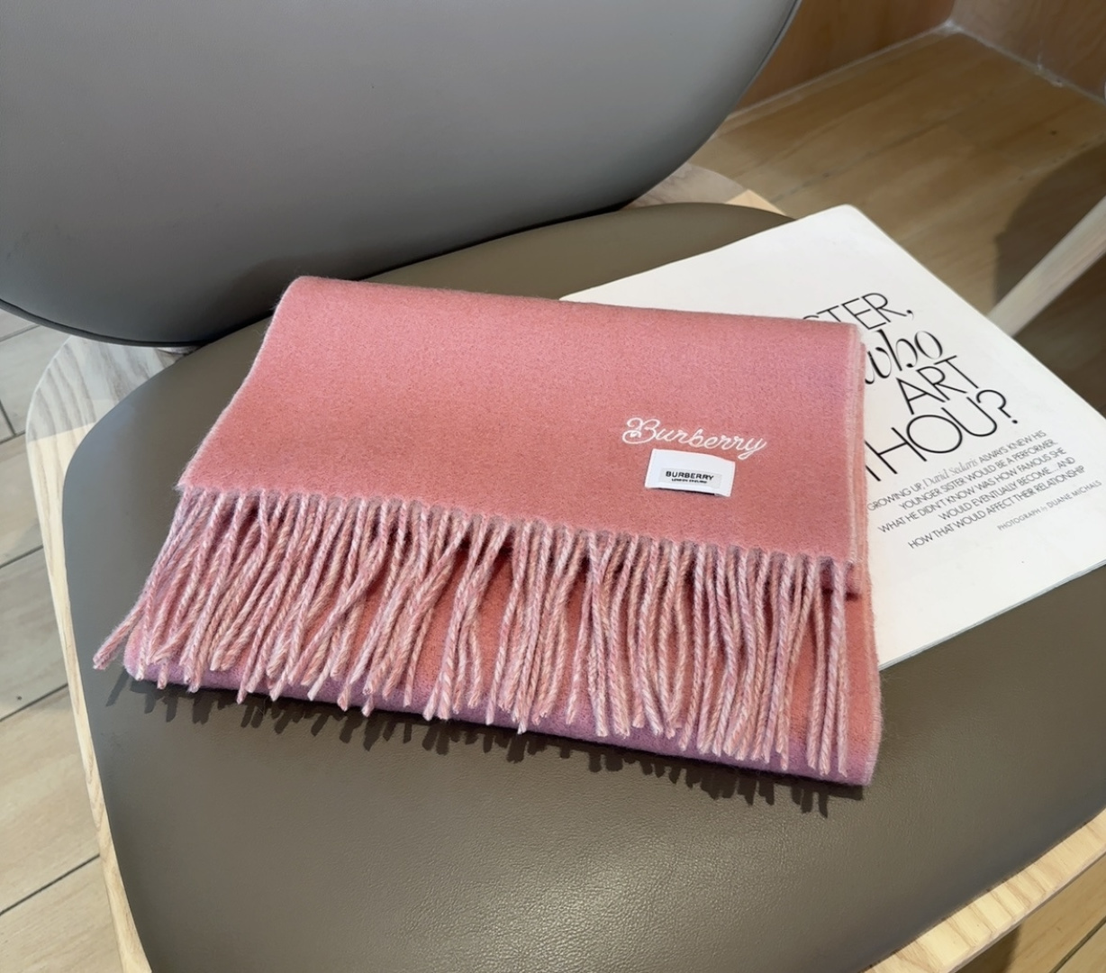 Cheap Burberry Cashmere Scarf in 222209, $55 USD- [IB222209] - Replica Burberry Cashmere Scarf