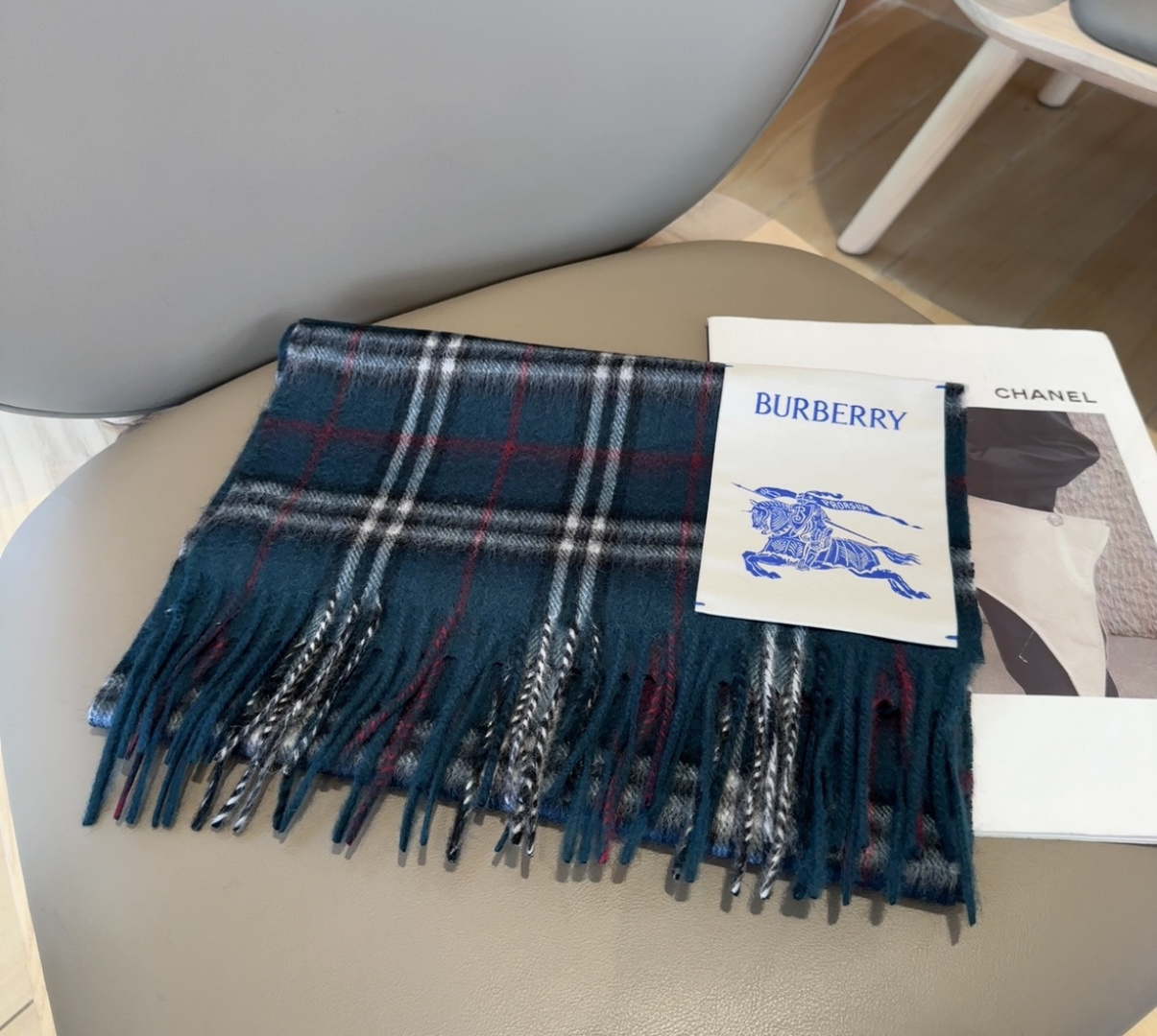 Cheap Burberry Cashmere Scarf in 222214, $55 USD- [IB222214] - Replica Burberry Cashmere Scarf