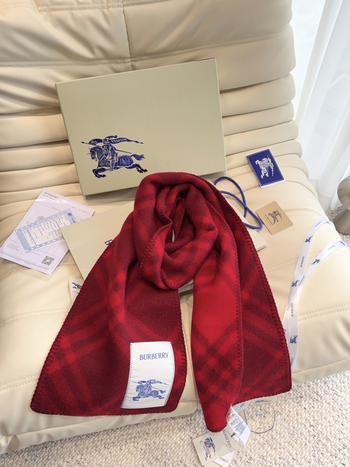 Cheap Burberry Cashmere Scarf in 222217, $55 USD- [IB222217] - Replica Burberry Cashmere Scarf