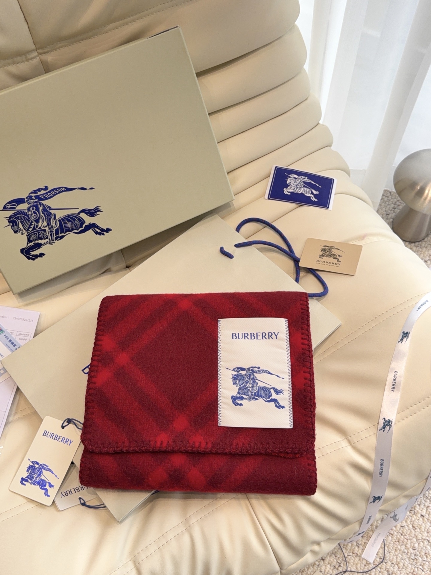 Cheap Burberry Cashmere Scarf in 222217, $55 USD- [IB222217] - Replica Burberry Cashmere Scarf