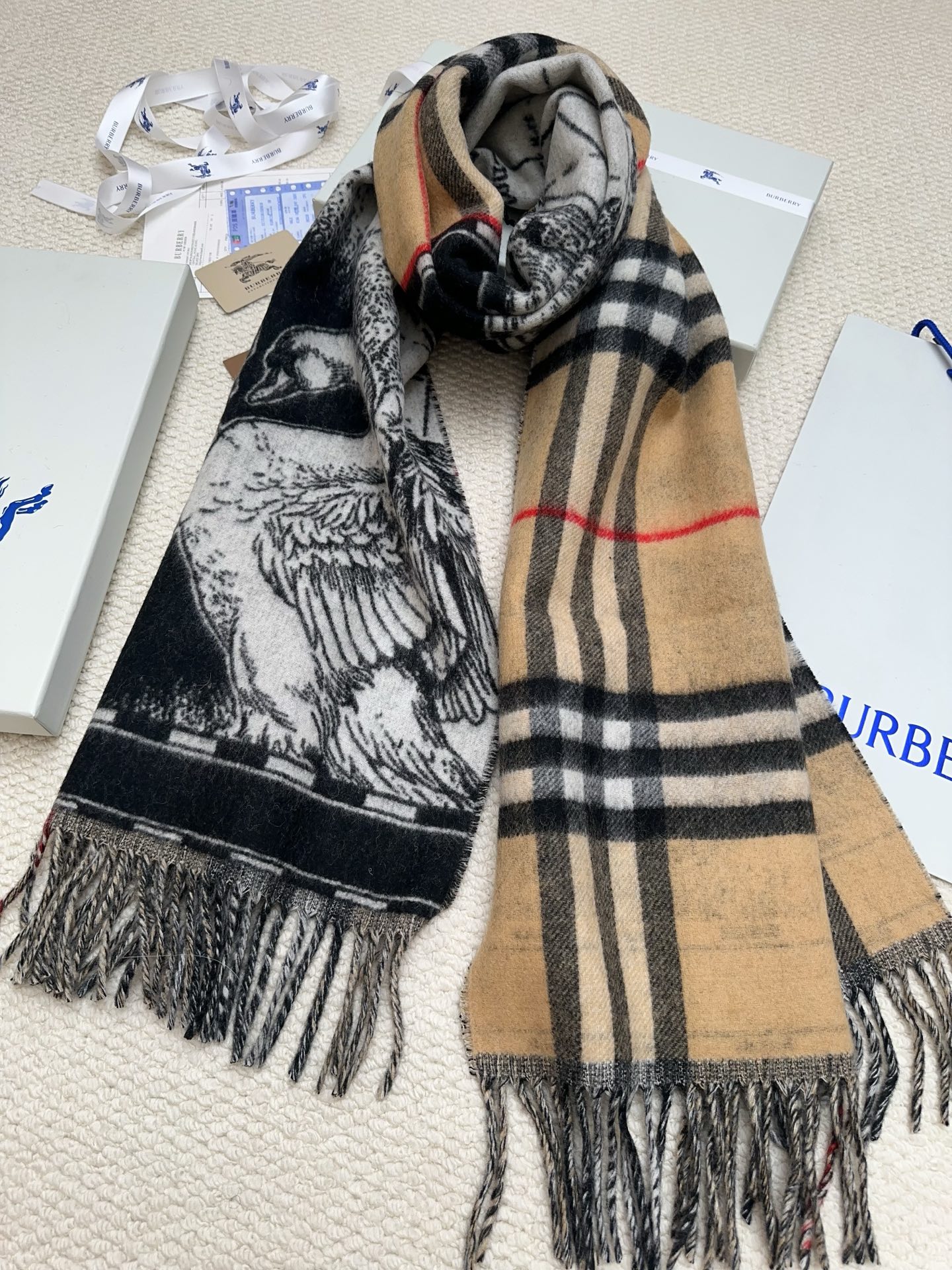 Cheap Burberry Cashmere Scarf in 222221, $55 USD- [IB222221] - Replica Burberry Cashmere Scarf