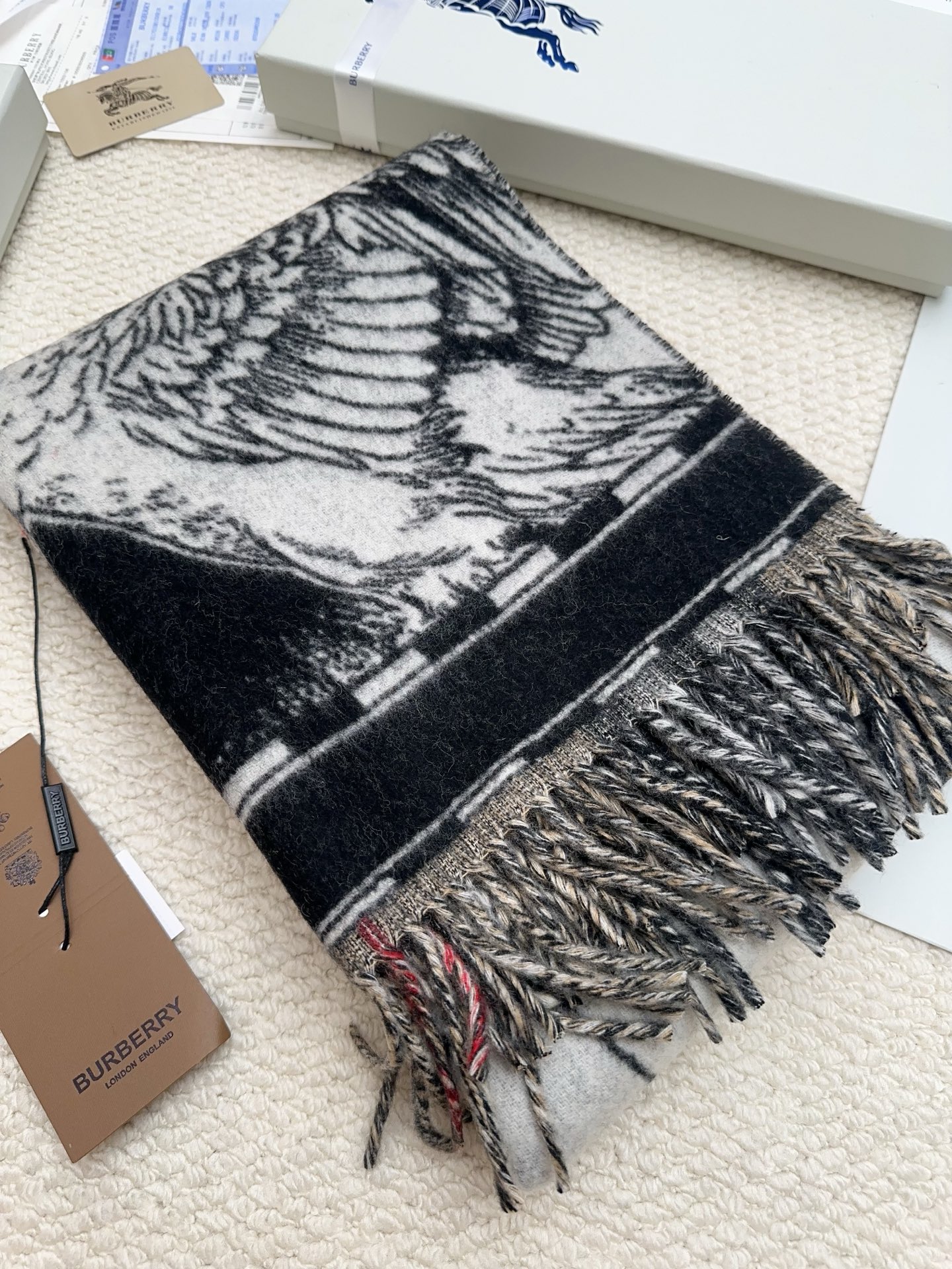 Cheap Burberry Cashmere Scarf in 222221, $55 USD- [IB222221] - Replica Burberry Cashmere Scarf