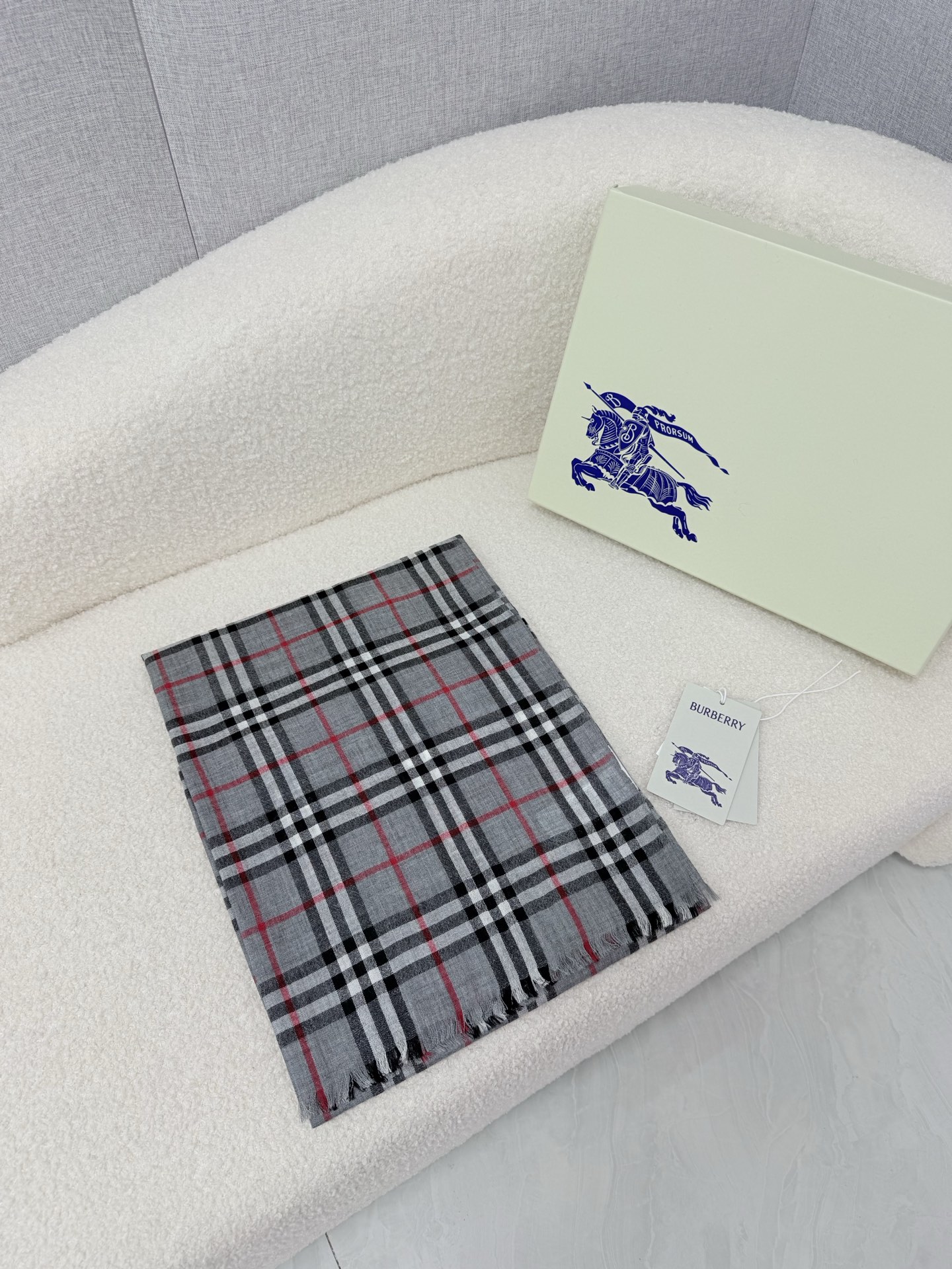 Cheap Burberry Cashmere Scarf in 222224, $55 USD- [IB222224] - Replica Burberry Cashmere Scarf