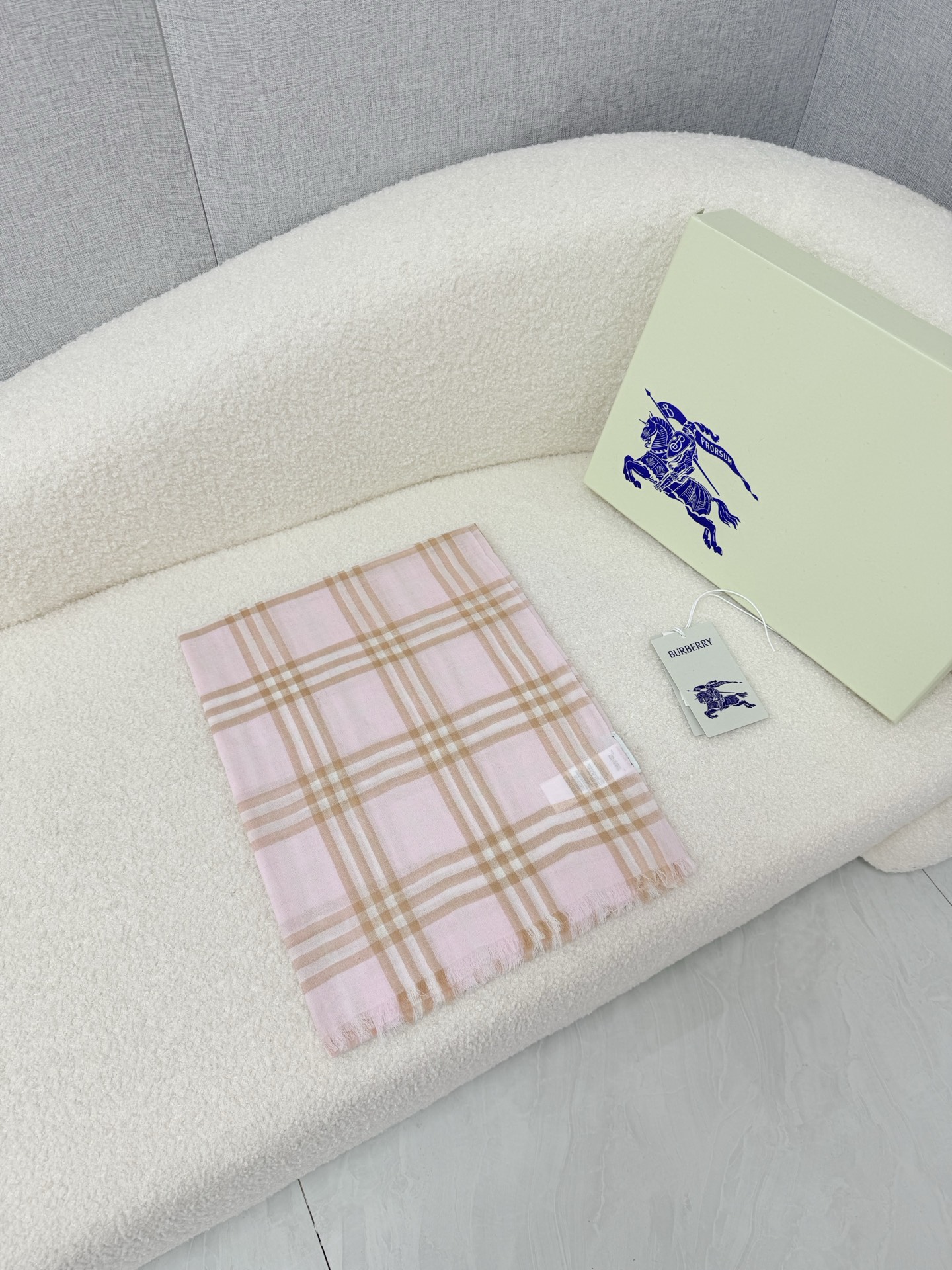 Cheap Burberry Cashmere Scarf in 222226, $55 USD- [IB222226] - Replica Burberry Cashmere Scarf