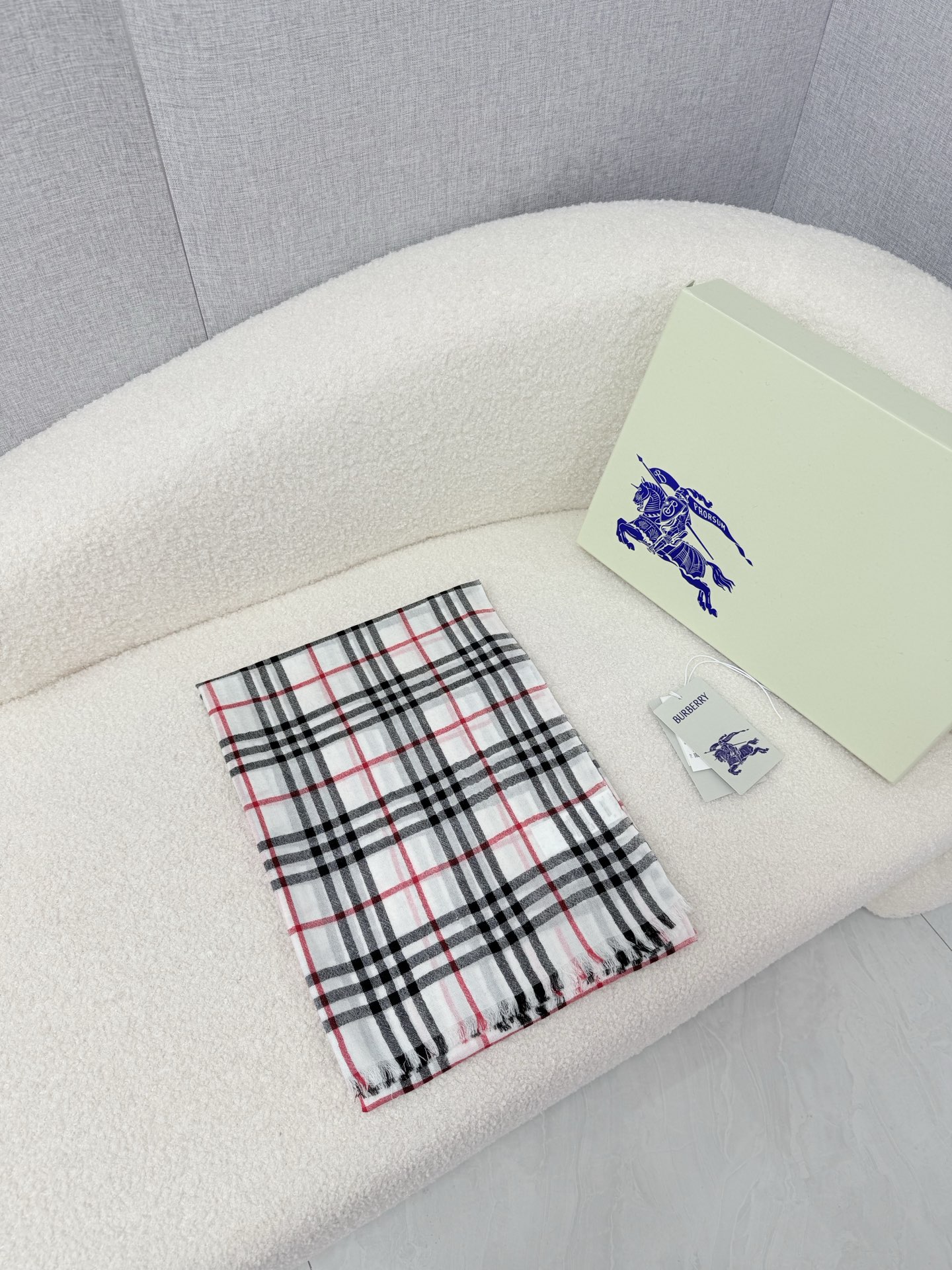 Cheap Burberry Cashmere Scarf in 222227, $55 USD- [IB222227] - Replica Burberry Cashmere Scarf