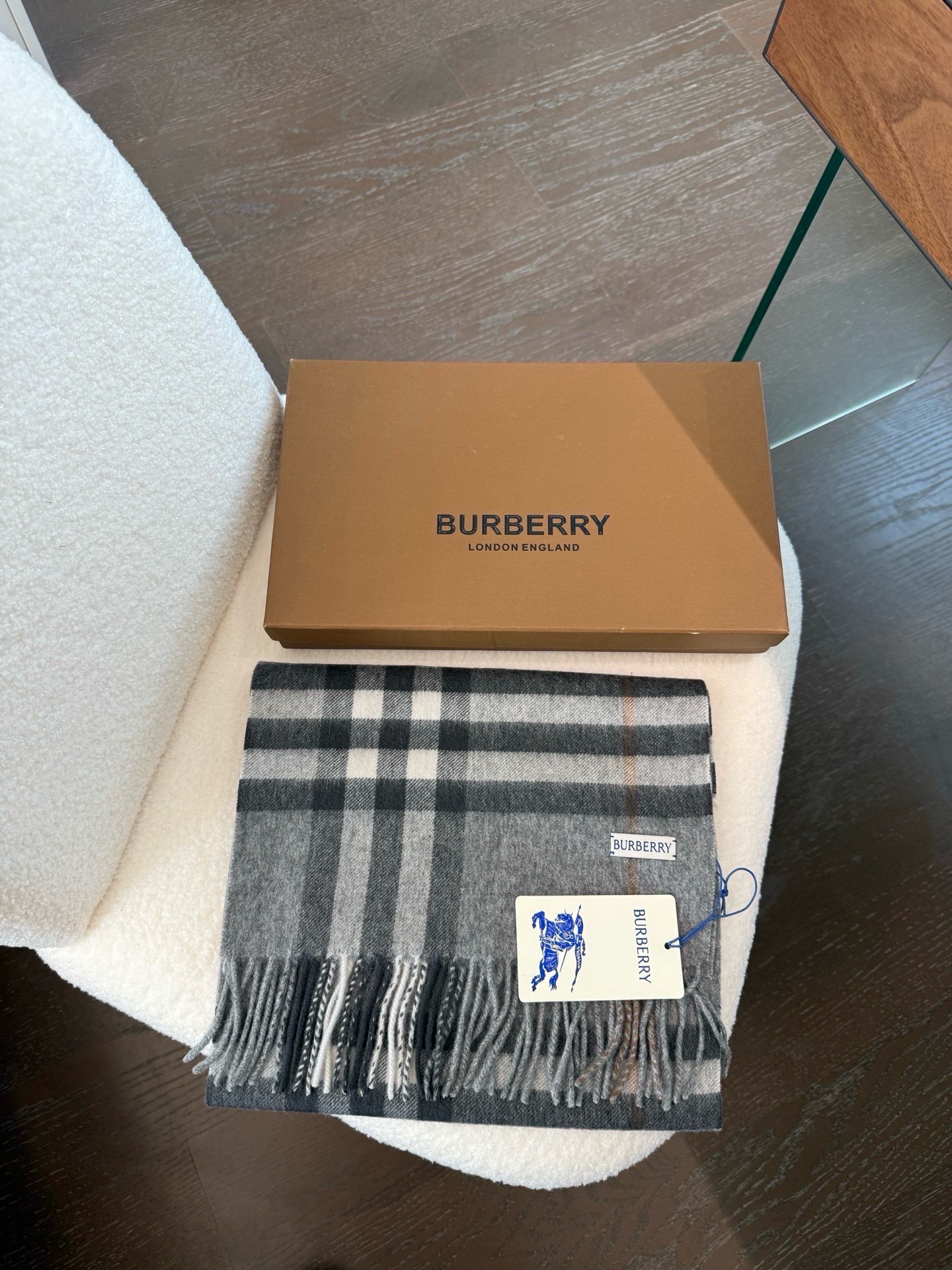 Cheap Burberry Cashmere Scarf in 222232, $55 USD- [IB222232] - Replica Burberry Cashmere Scarf