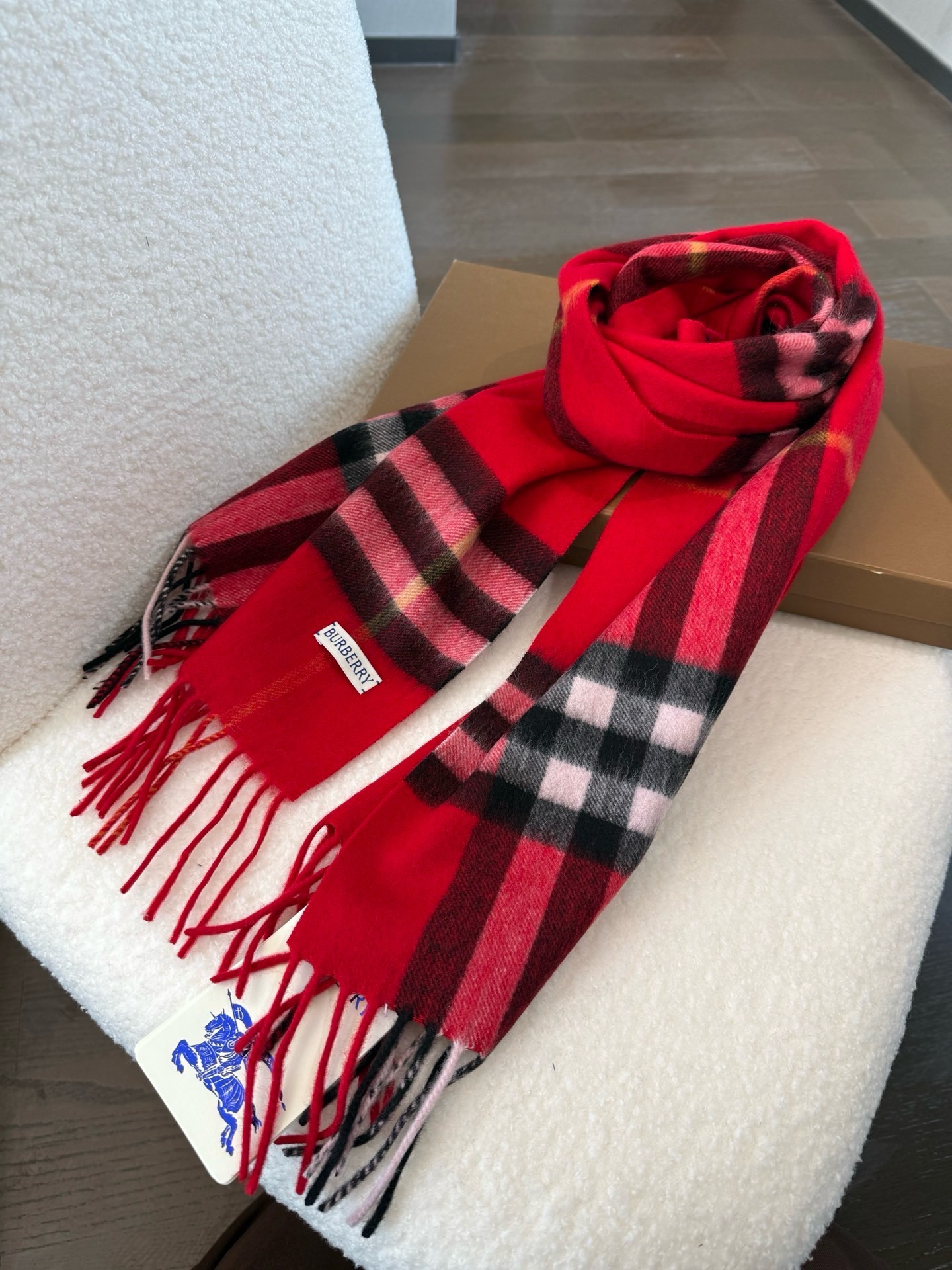 Cheap Burberry Cashmere Scarf in 222234, $55 USD- [IB222234] - Replica Burberry Cashmere Scarf
