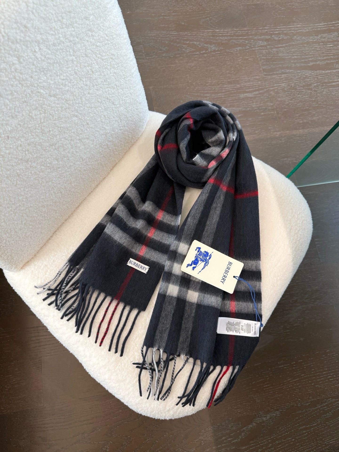 Cheap Burberry Cashmere Scarf in 222236, $55 USD- [IB222236] - Replica Burberry Cashmere Scarf