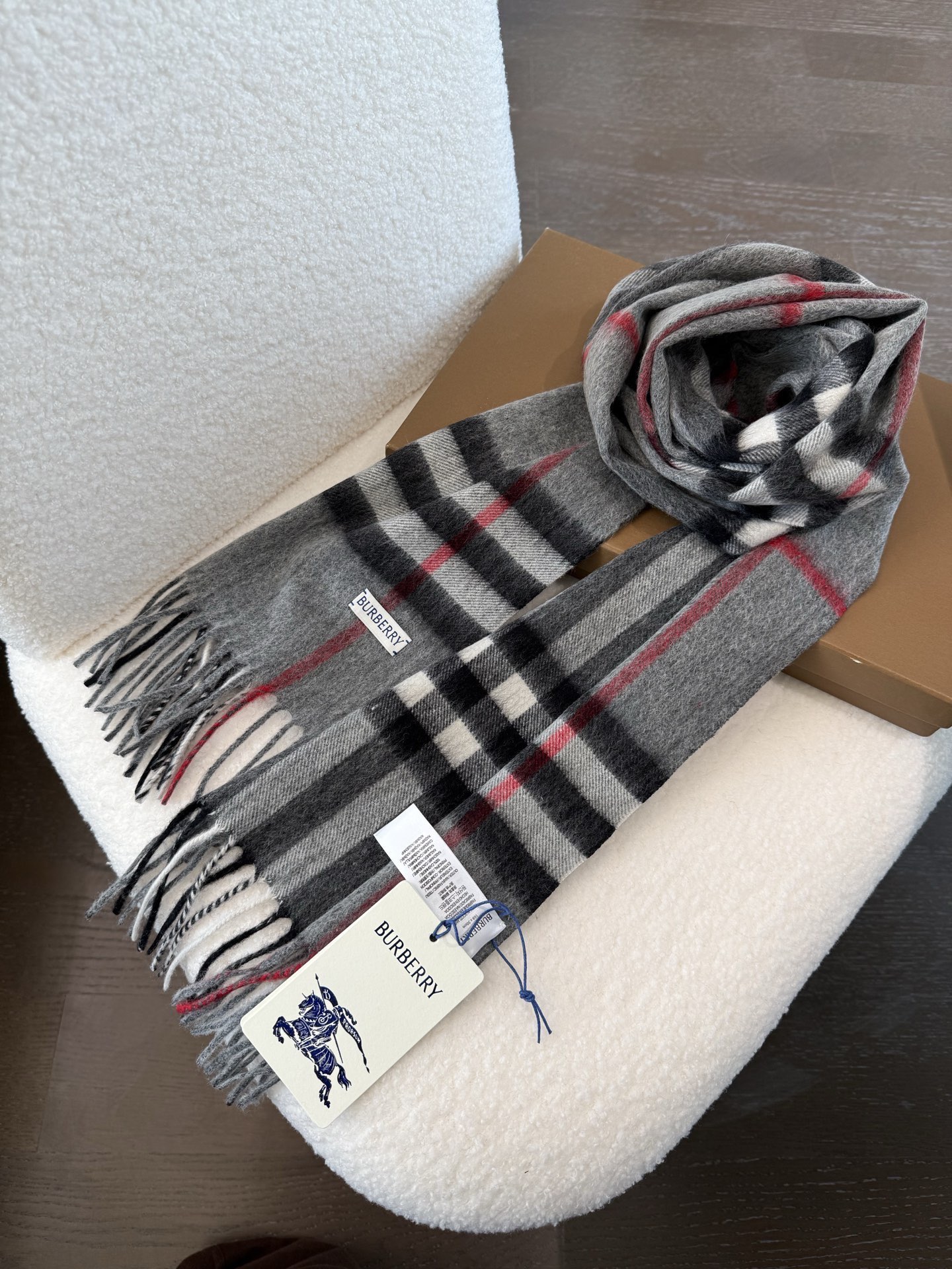 Cheap Burberry Cashmere Scarf in 222238, $55 USD- [IB222238] - Replica Burberry Cashmere Scarf