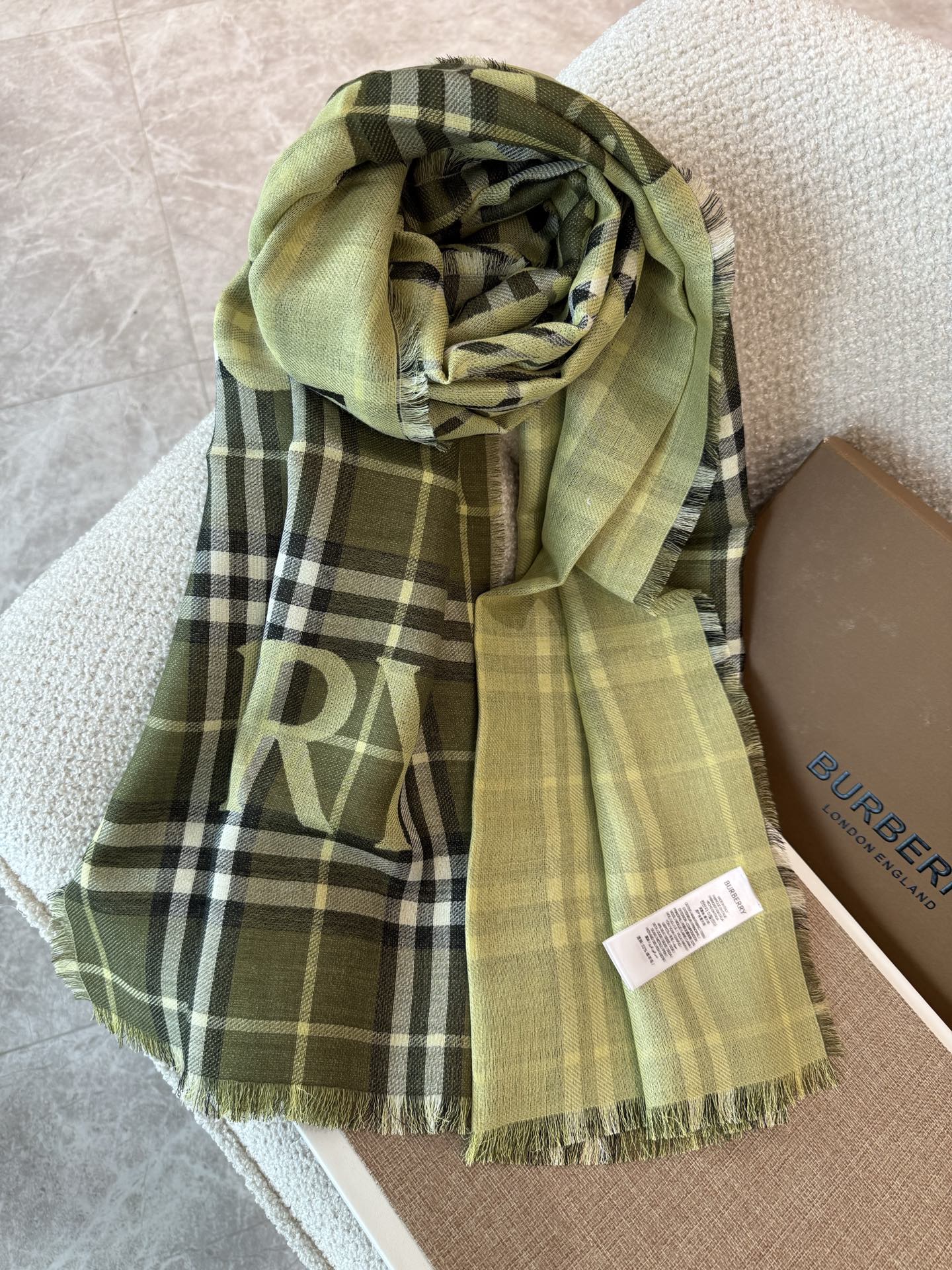 Cheap Burberry Cashmere Scarf in 222239, $55 USD- [IB222239] - Replica Burberry Cashmere Scarf