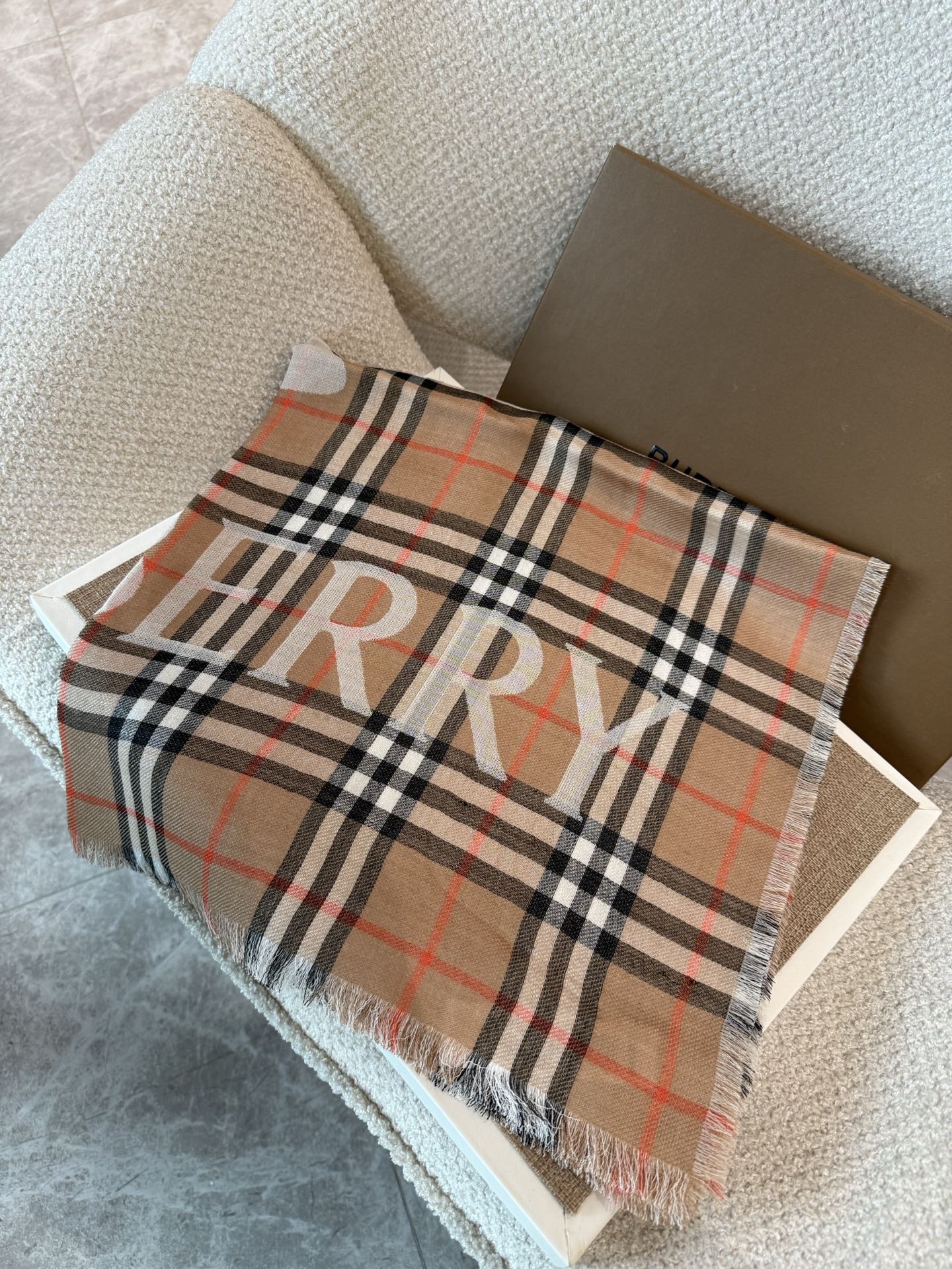 Cheap Burberry Cashmere Scarf in 222242, $55 USD- [IB222242] - Replica Burberry Cashmere Scarf