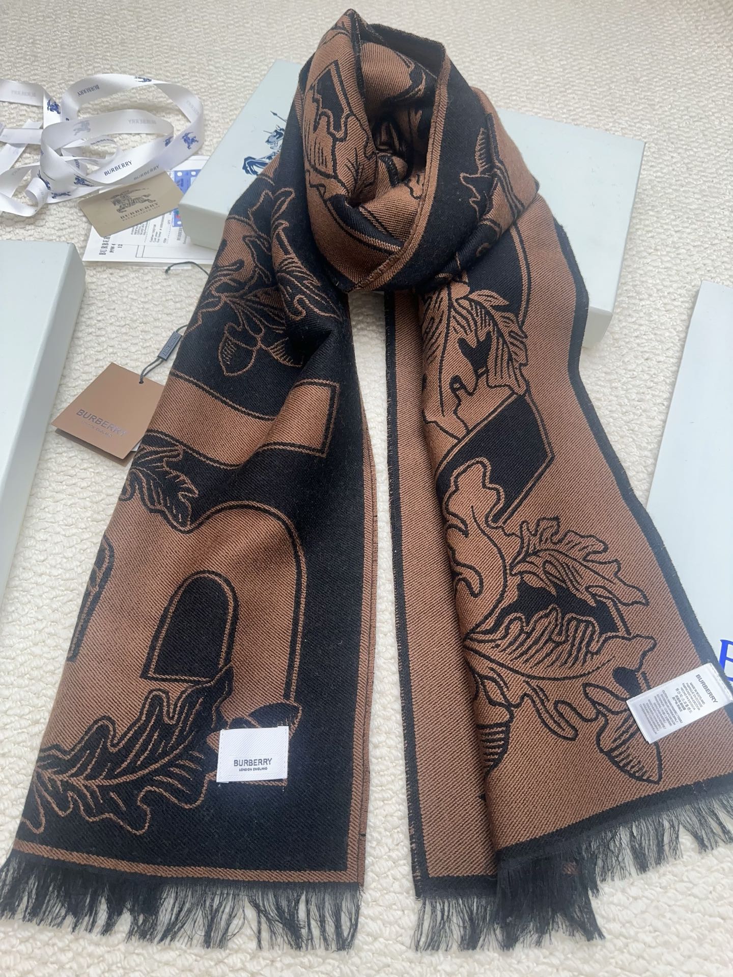 Cheap Burberry Cashmere Scarf in 222250, $55 USD- [IB222250] - Replica Burberry Cashmere Scarf