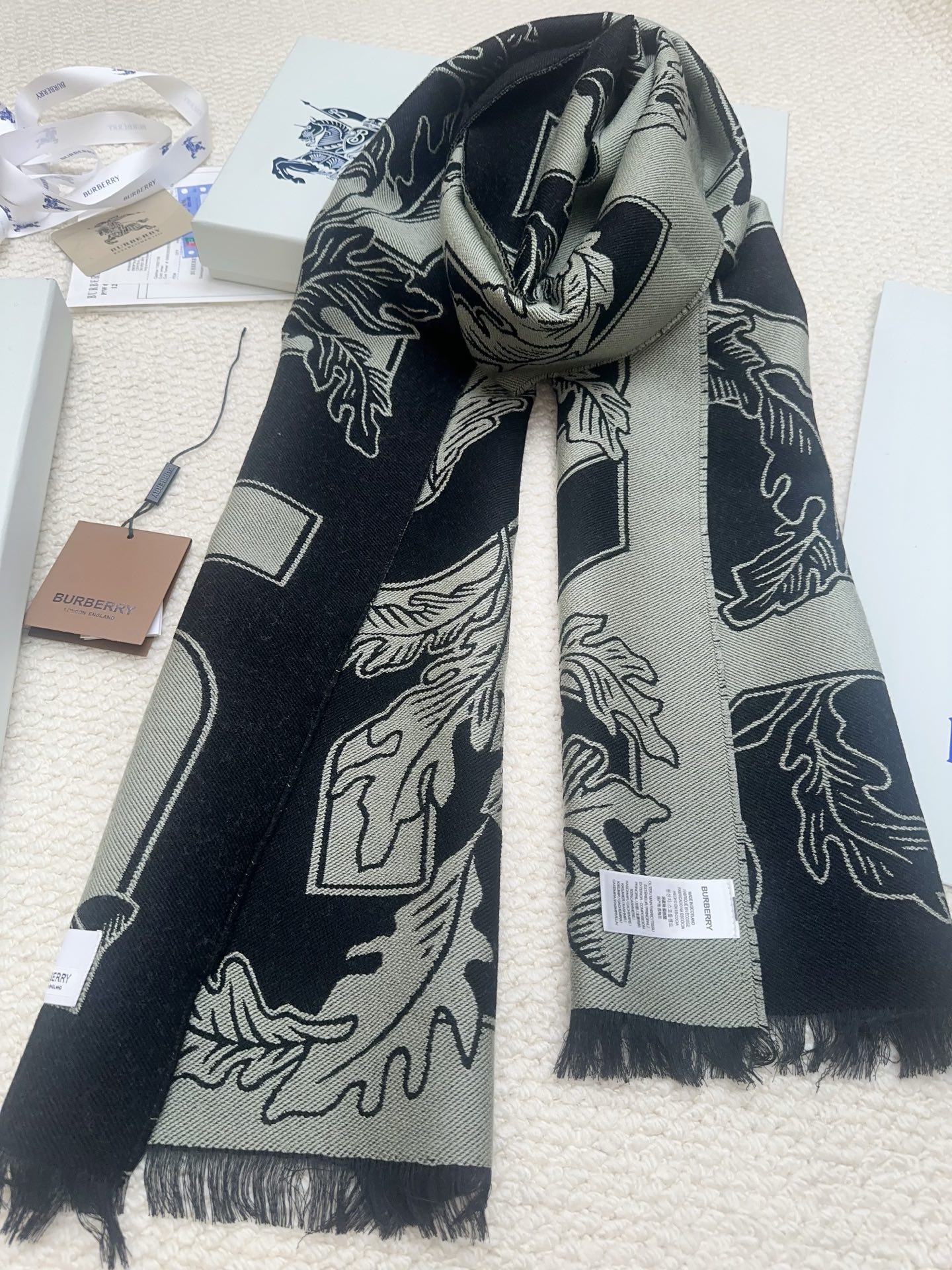 Cheap Burberry Cashmere Scarf in 222251, $55 USD- [IB222251] - Replica Burberry Cashmere Scarf