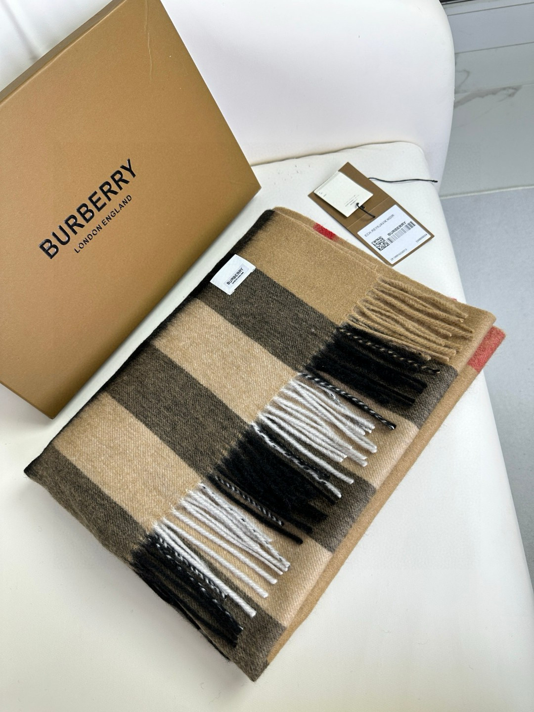 Cheap Burberry Cashmere Scarf in 222260, $55 USD- [IB222260] - Replica Burberry Cashmere Scarf