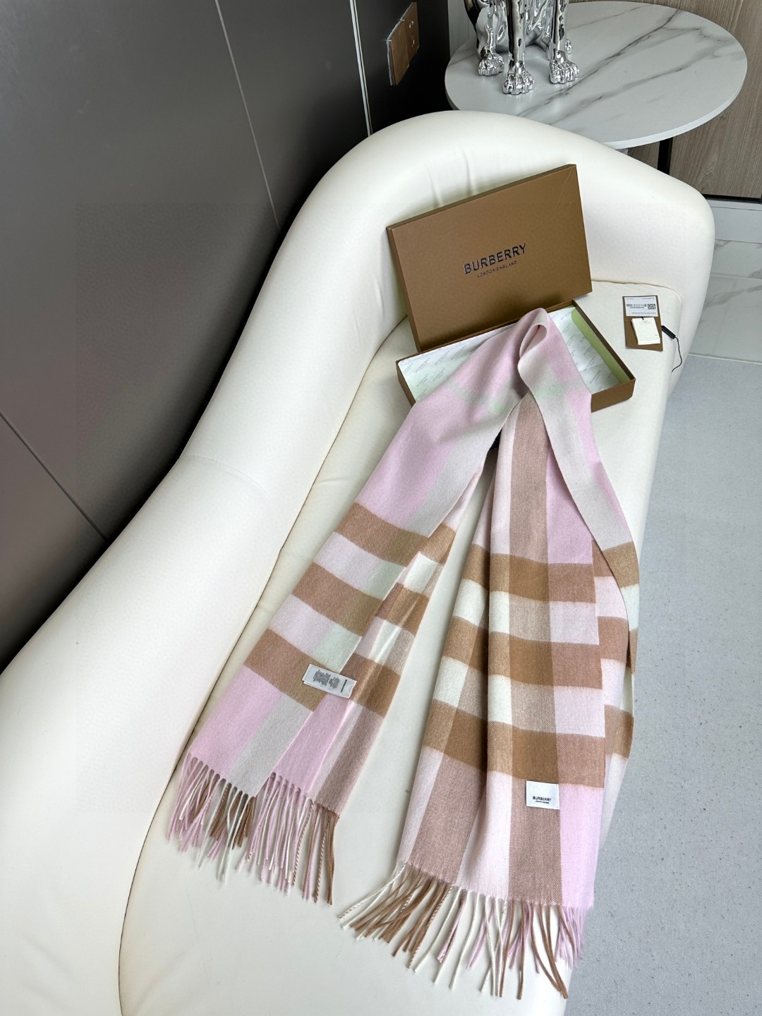 Cheap Burberry Cashmere Scarf in 222261, $55 USD- [IB222261] - Replica Burberry Cashmere Scarf