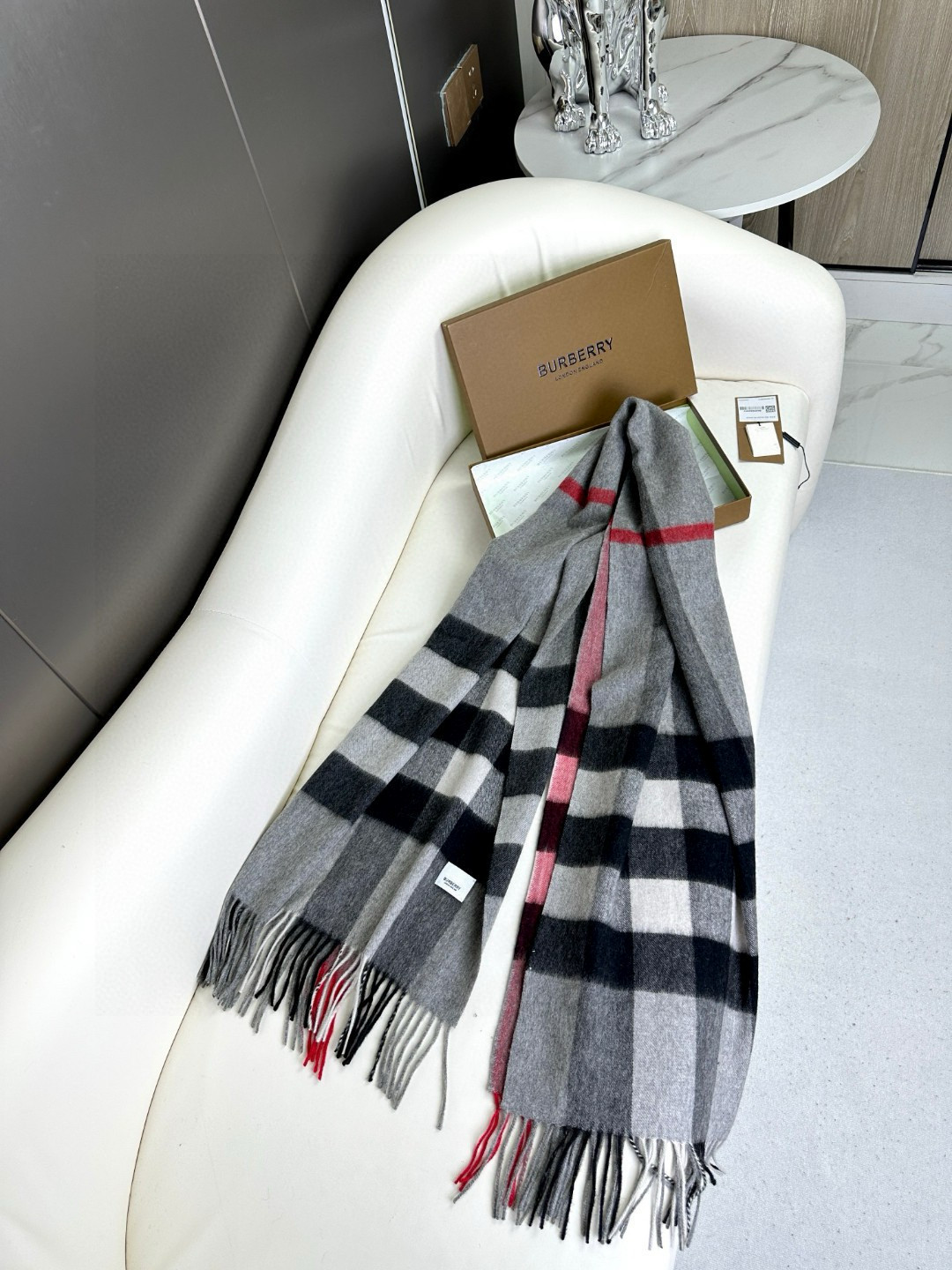 Cheap Burberry Cashmere Scarf in 222262, $55 USD- [IB222262] - Replica Burberry Cashmere Scarf