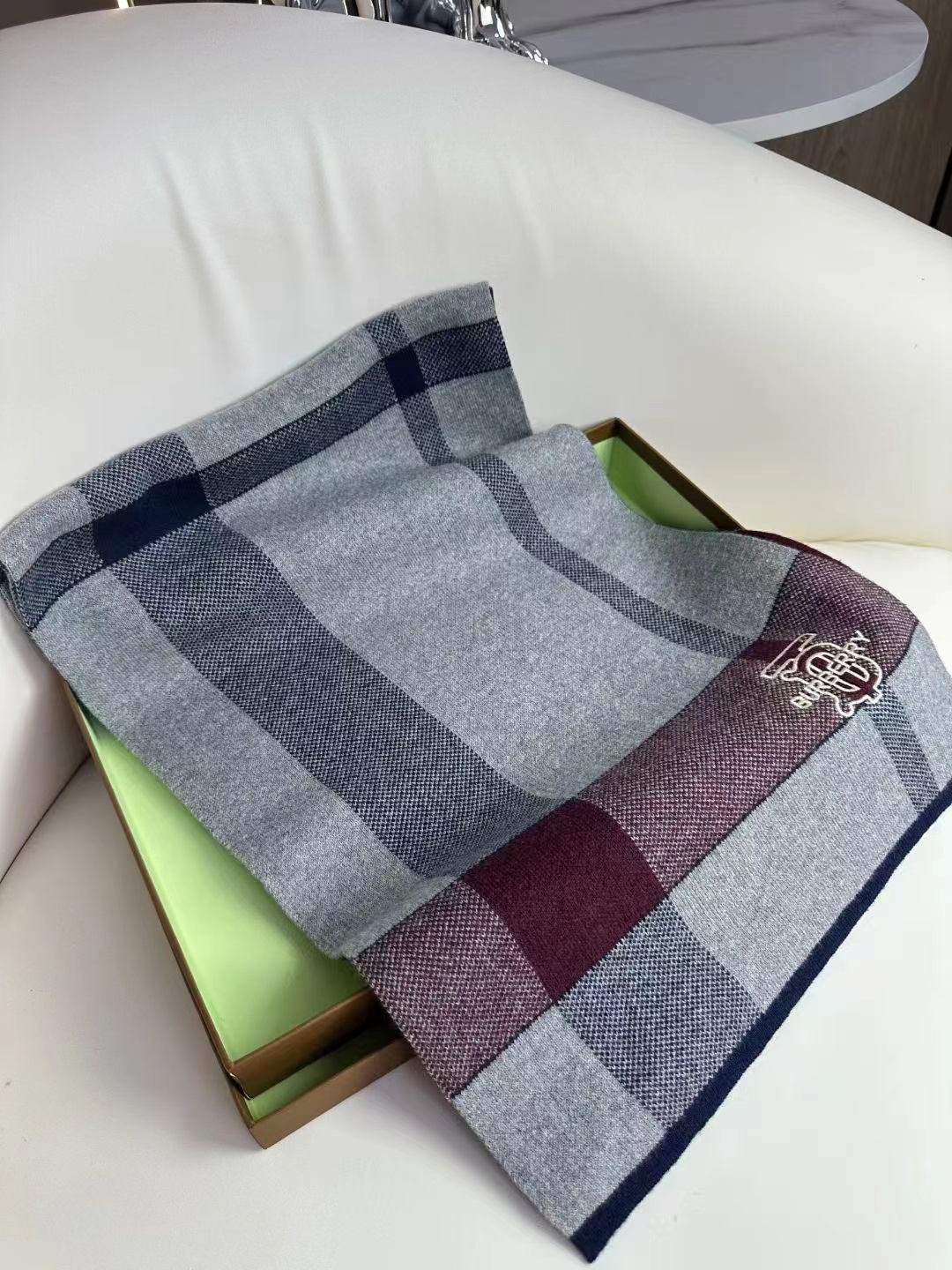 Cheap Burberry Cashmere Scarf in 222263, $55 USD- [IB222263] - Replica Burberry Cashmere Scarf
