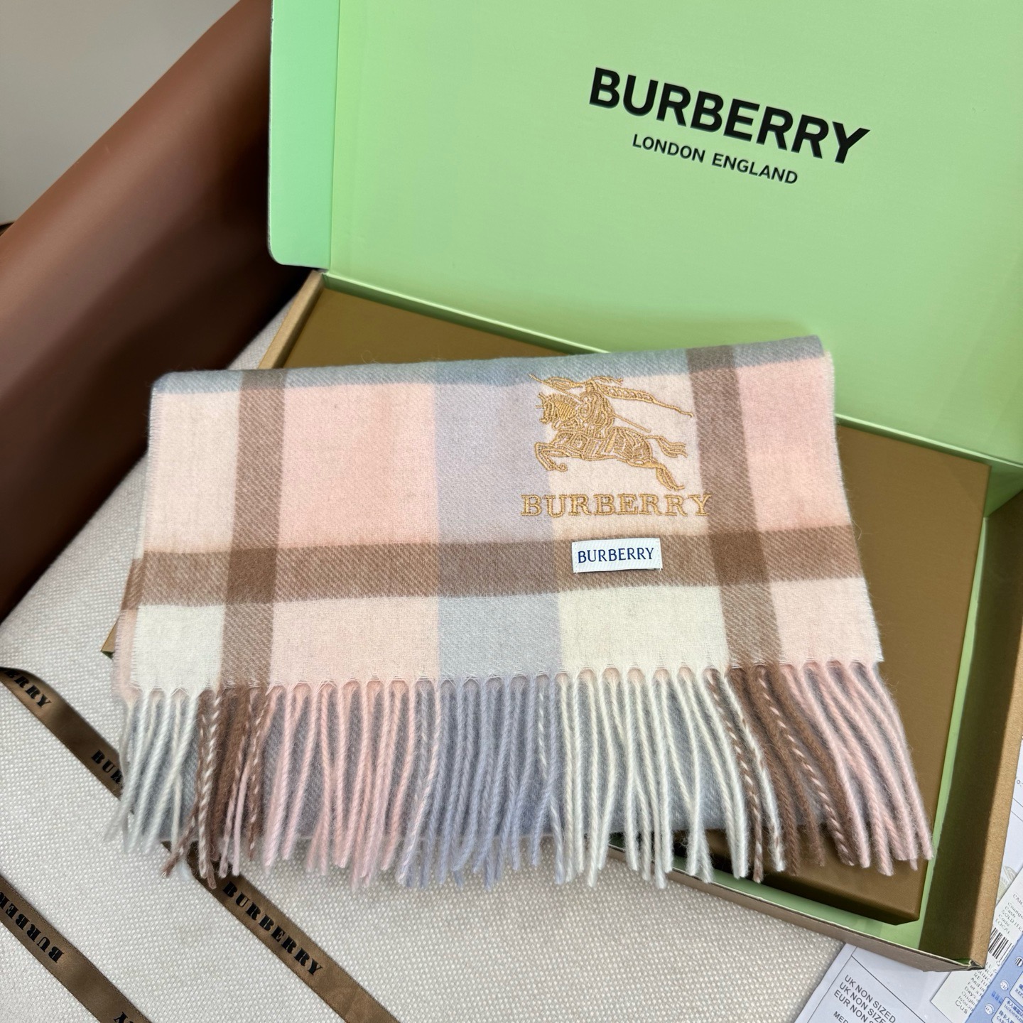 Cheap Burberry Cashmere Scarf in 222269, $55 USD- [IB222269] - Replica Burberry Cashmere Scarf