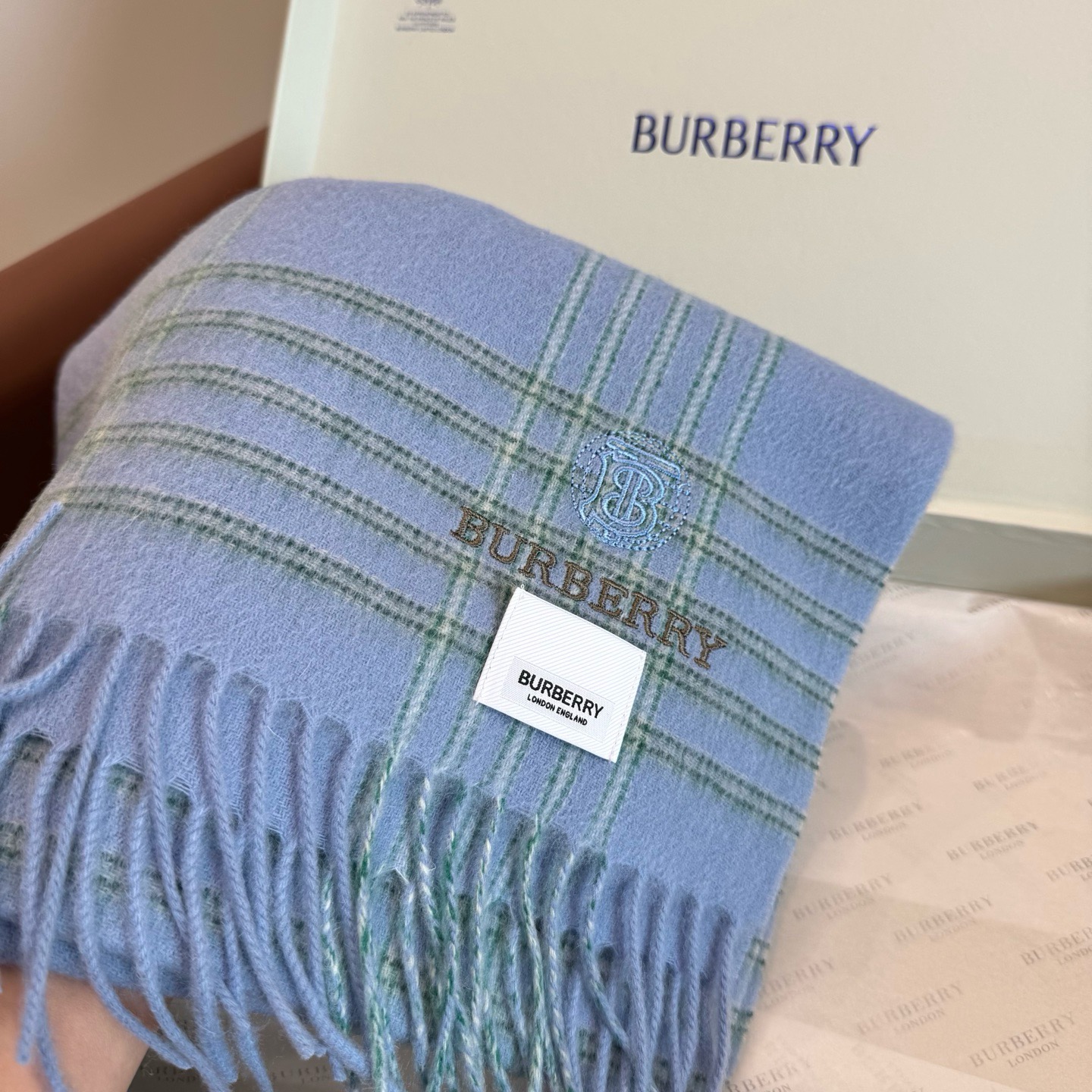 Cheap Burberry Cashmere Scarf in 222271, $55 USD- [IB222271] - Replica Burberry Cashmere Scarf
