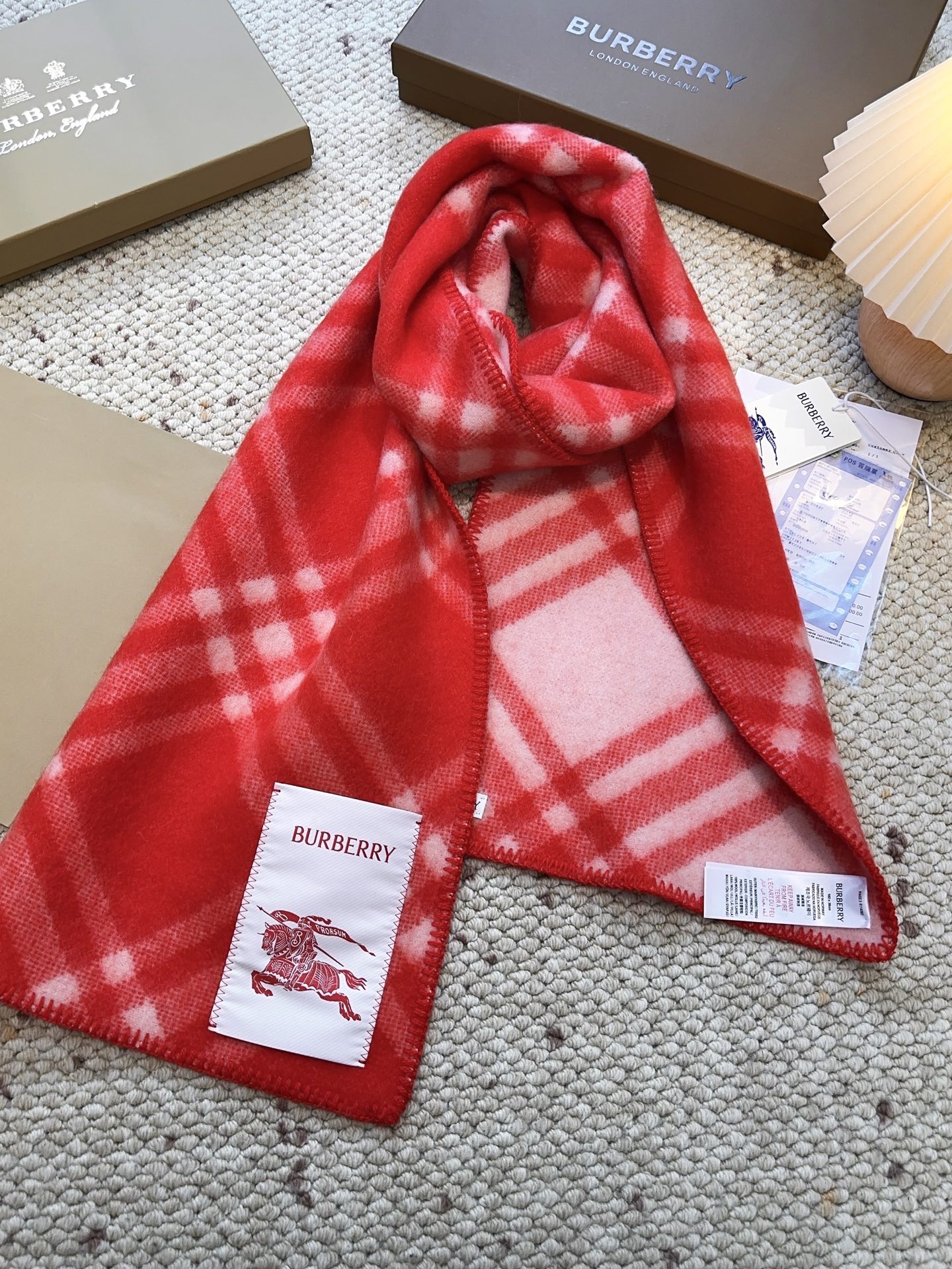 Cheap Burberry Cashmere Scarf in 222282, $55 USD- [IB222282] - Replica Burberry Cashmere Scarf